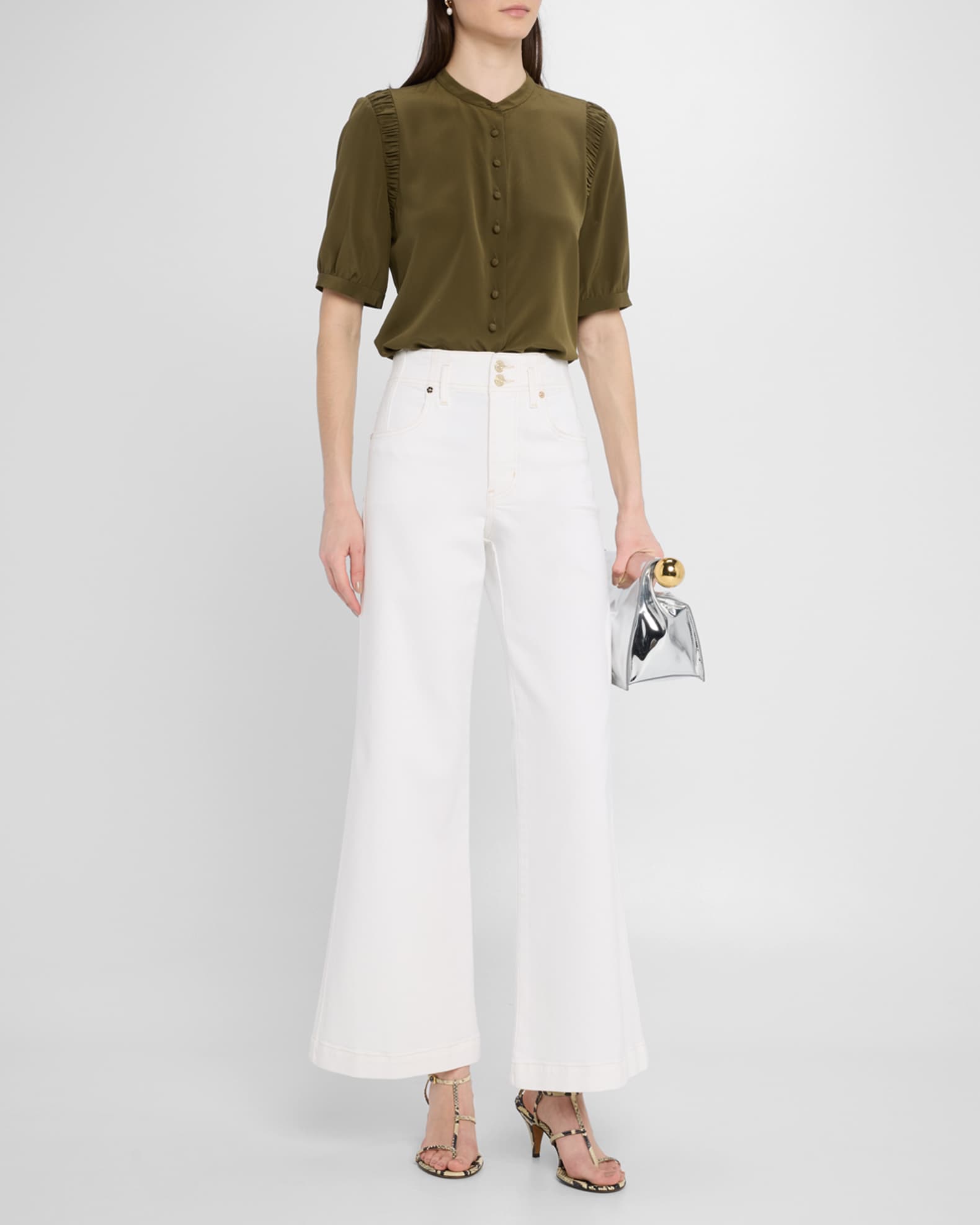 The Silk Gathered Top 1