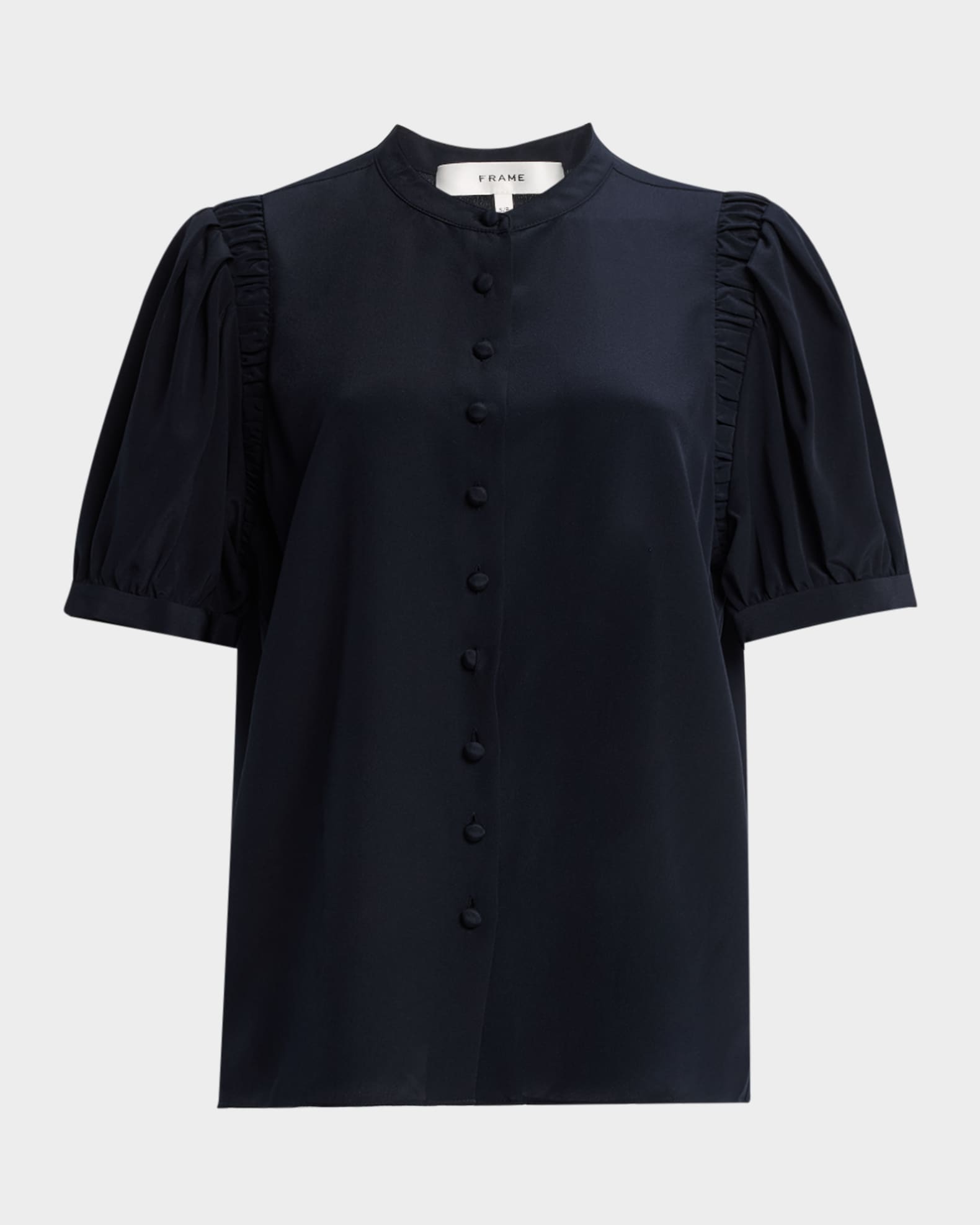 The Silk Gathered Top 0