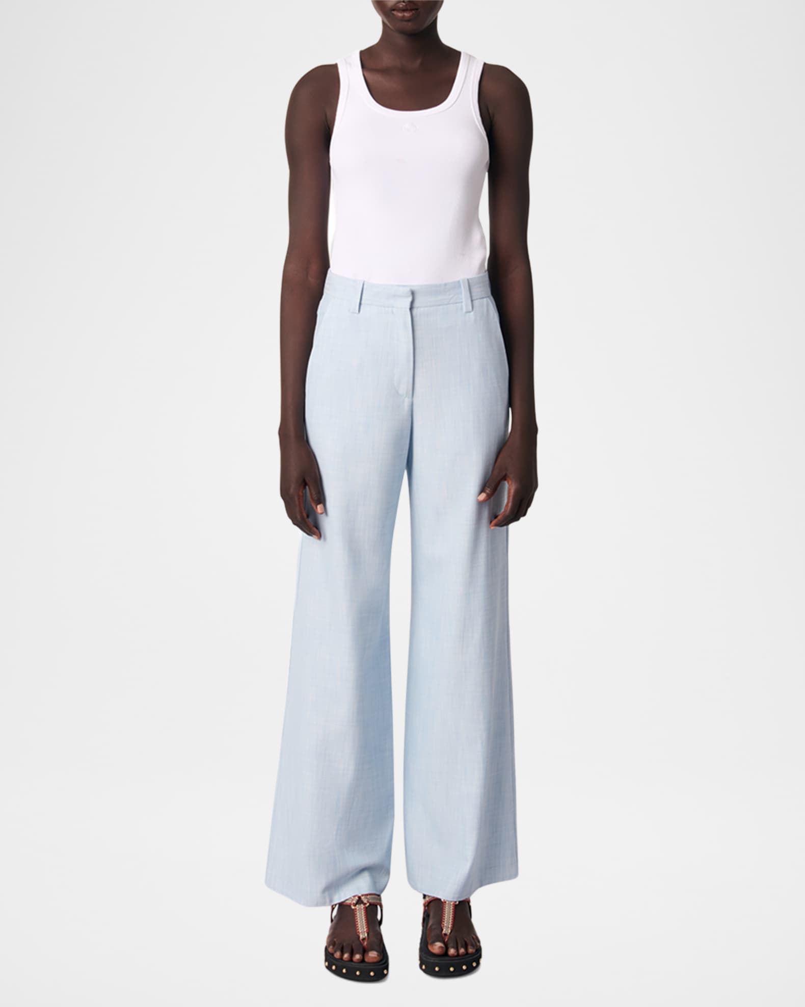Pipa Wide-Leg Suit Trousers 1