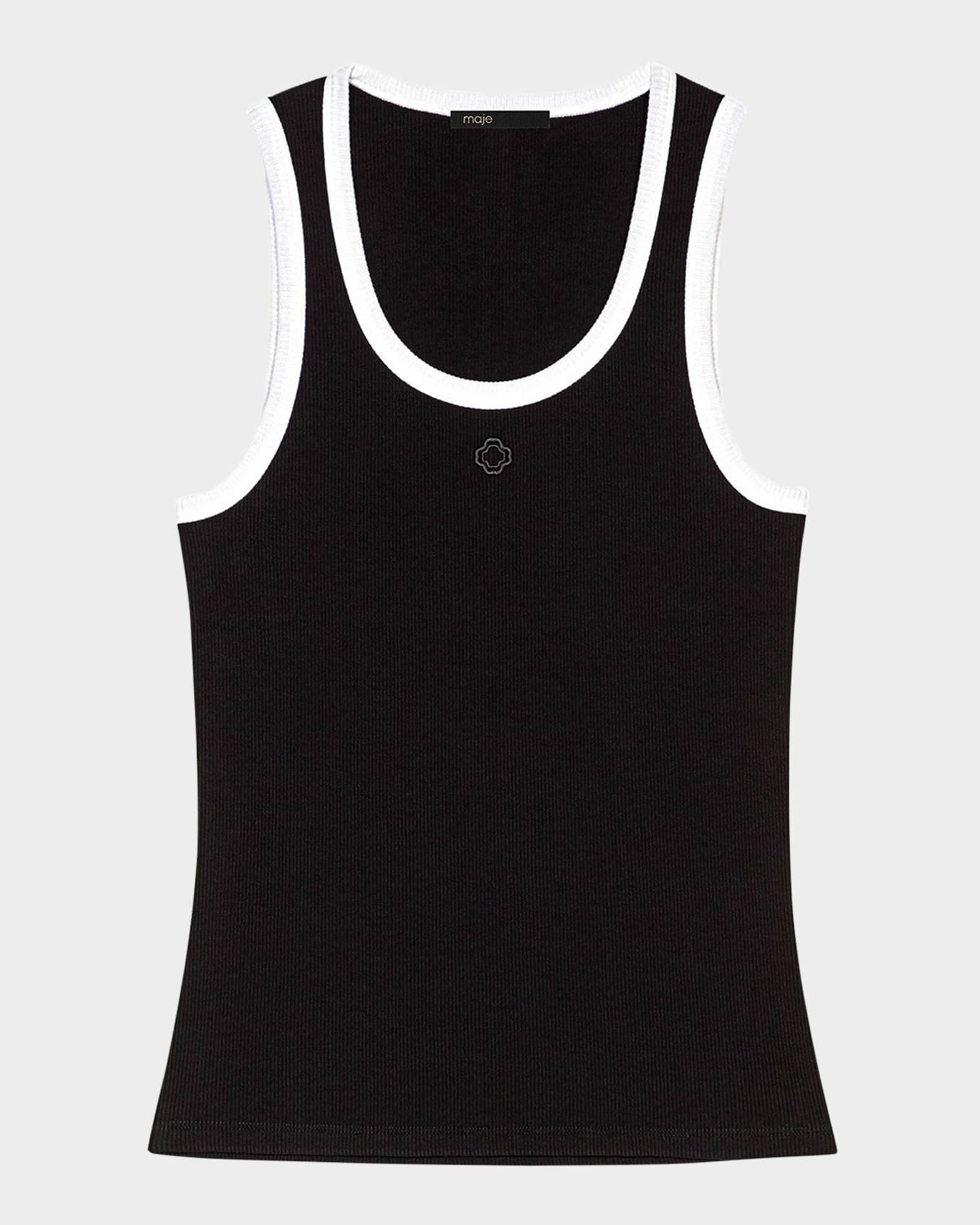 トップス AMERI CUP IN EMBROIDERY LOGO TANK TOP JW Anderson Anchor Embroidery Tank Top | Liberty