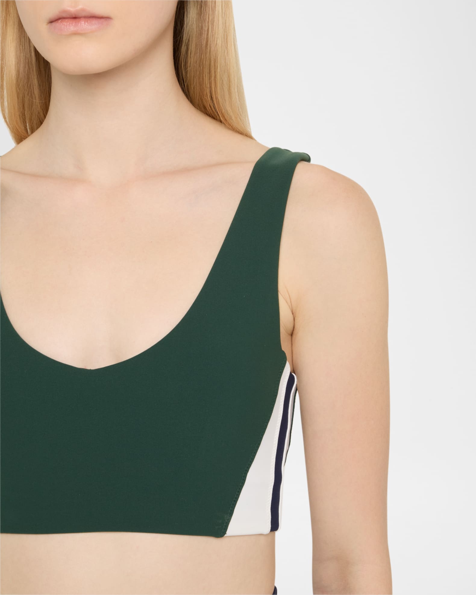 The Upside Playoff Isaac V-Neck Sports Bra | Neiman Marcus