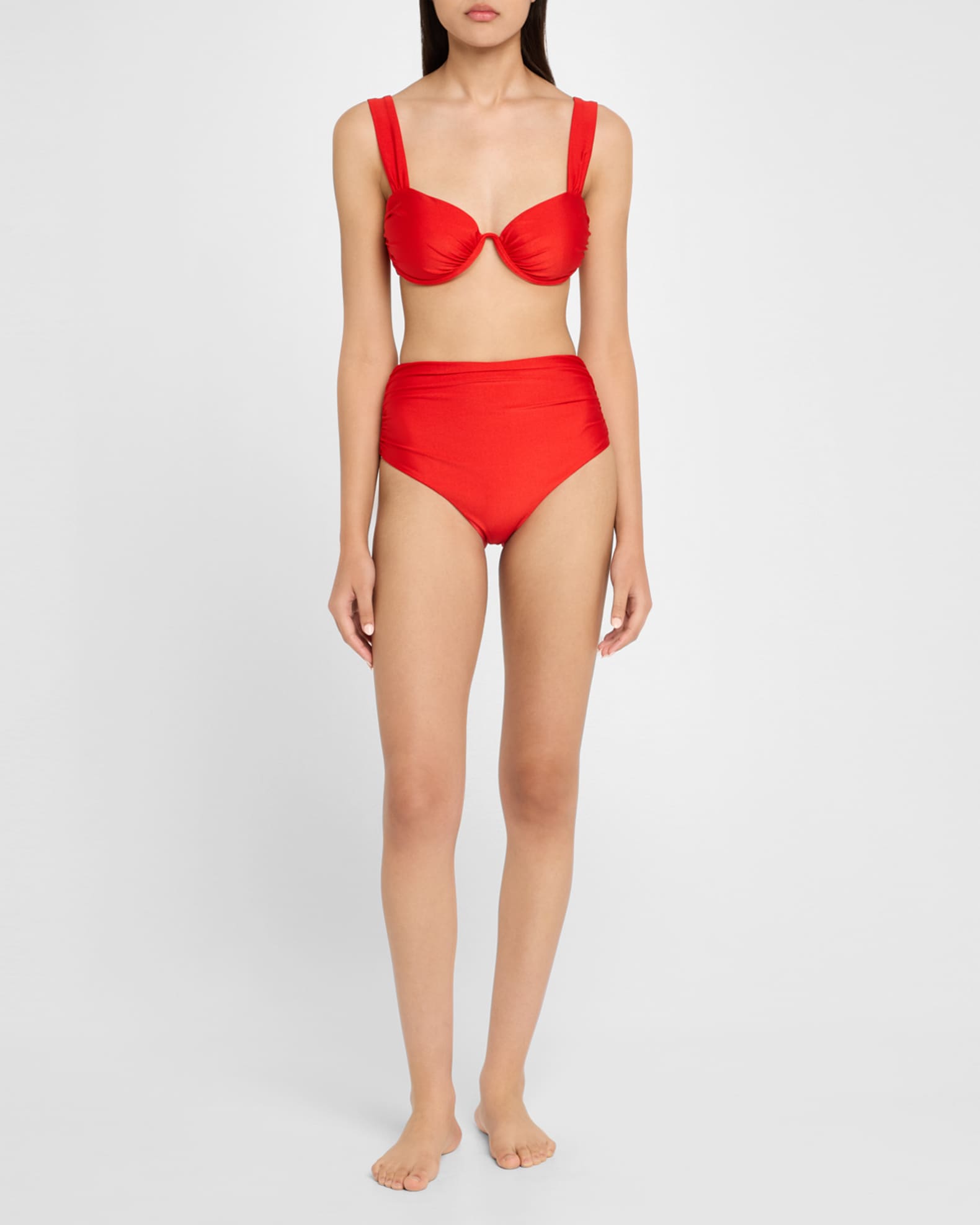 Anniston Ruched Bikini Top 1