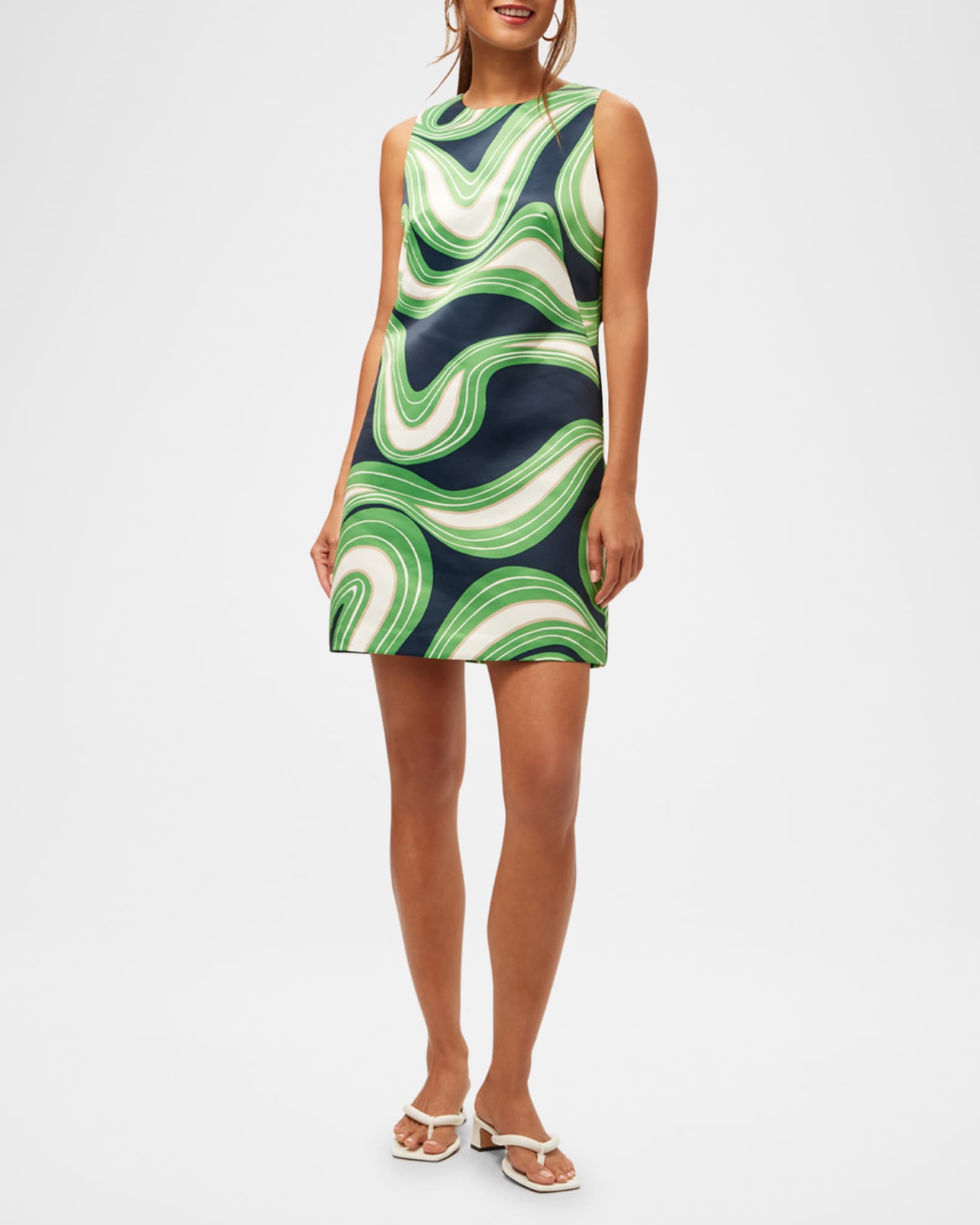 Fairy Tale 2 Sleeveless Swirl-Print Mini Dress 1