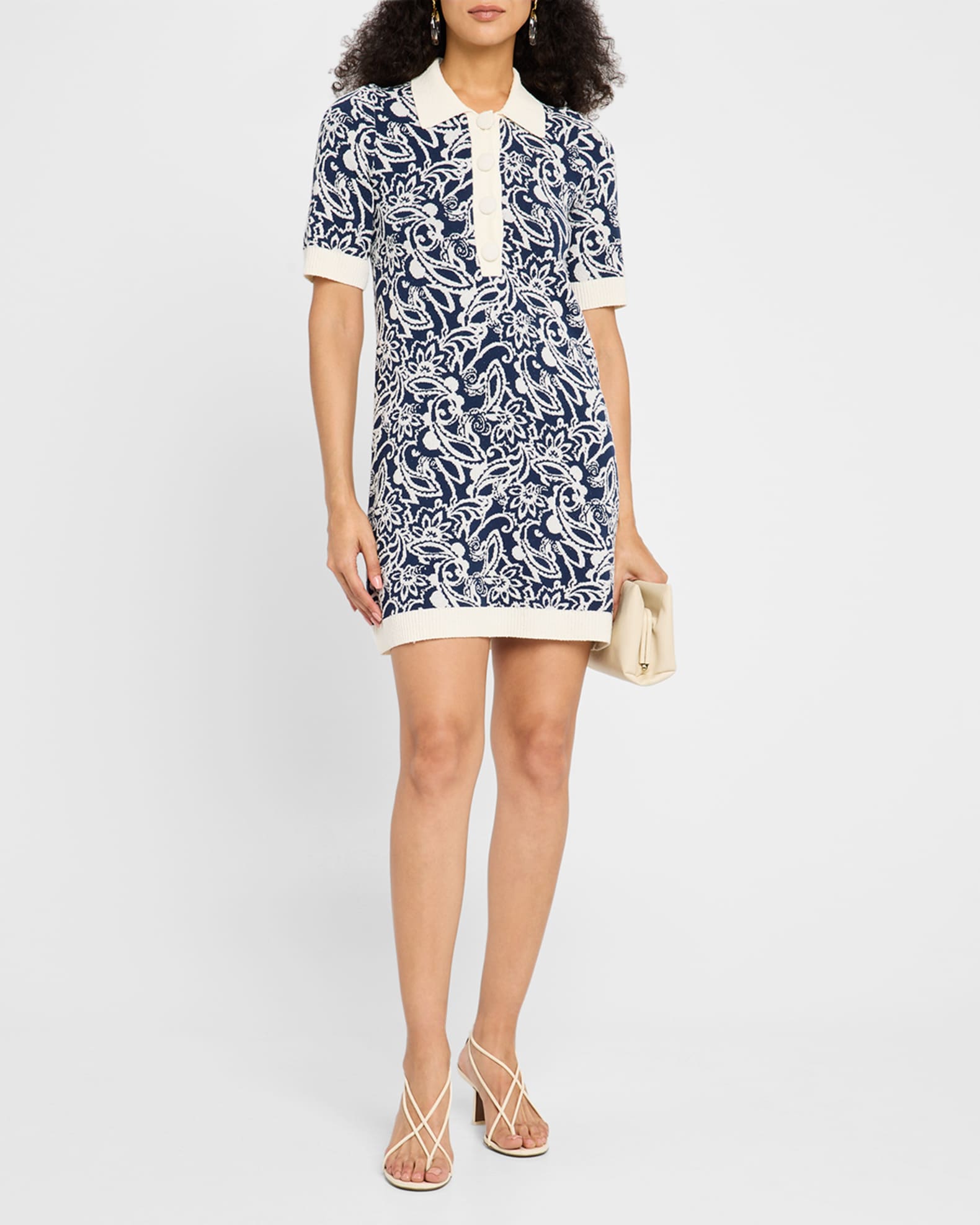 Erin Floral Boucle Mini Dress 1