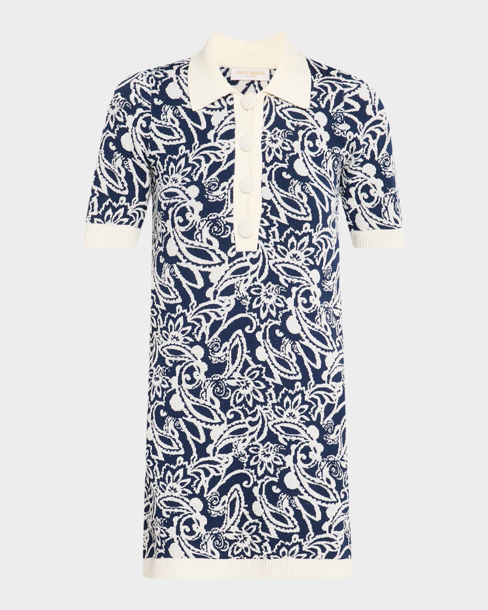 Erin Floral Boucle Mini Dress 0
