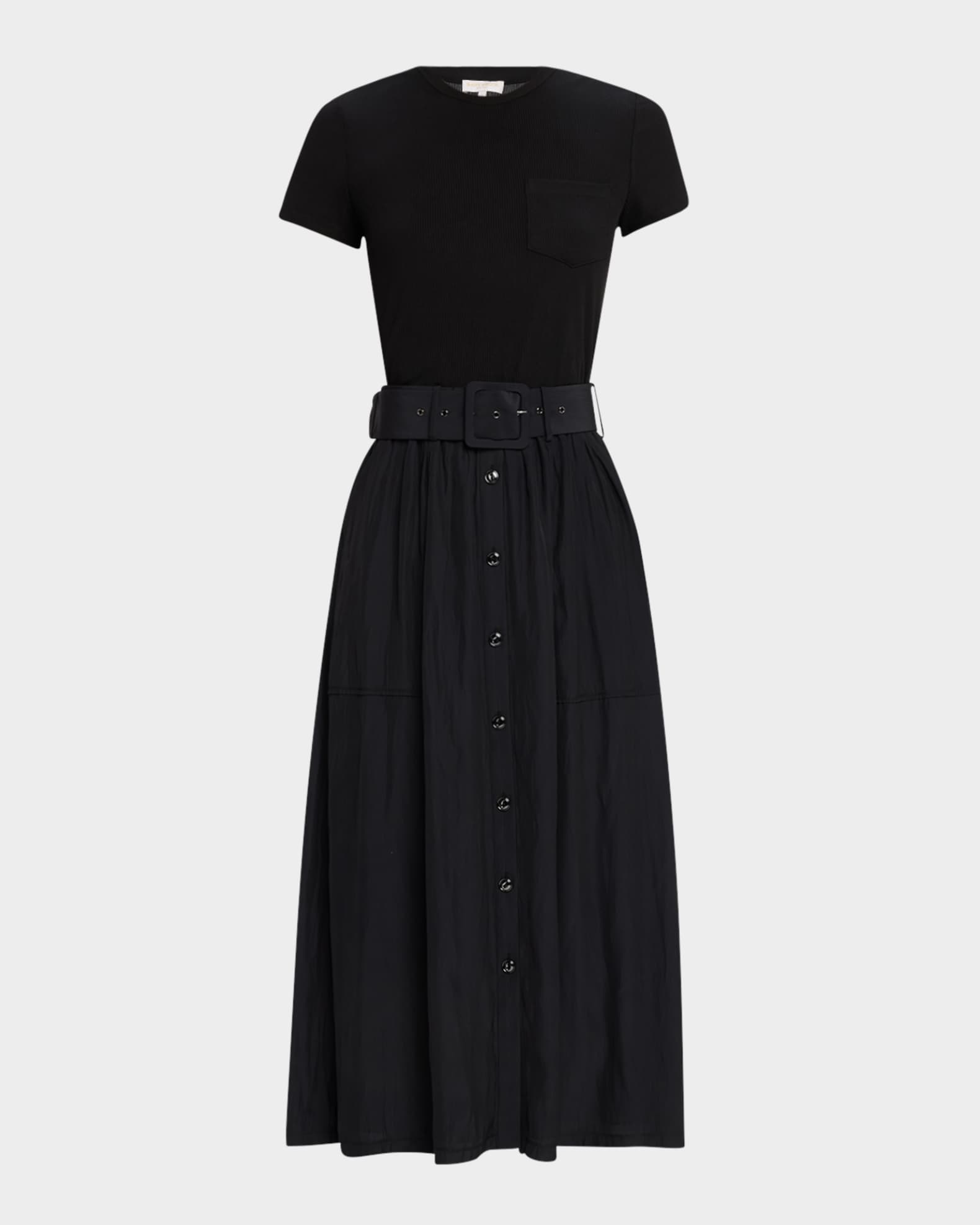 Sylvie Belted Midi Dress 0