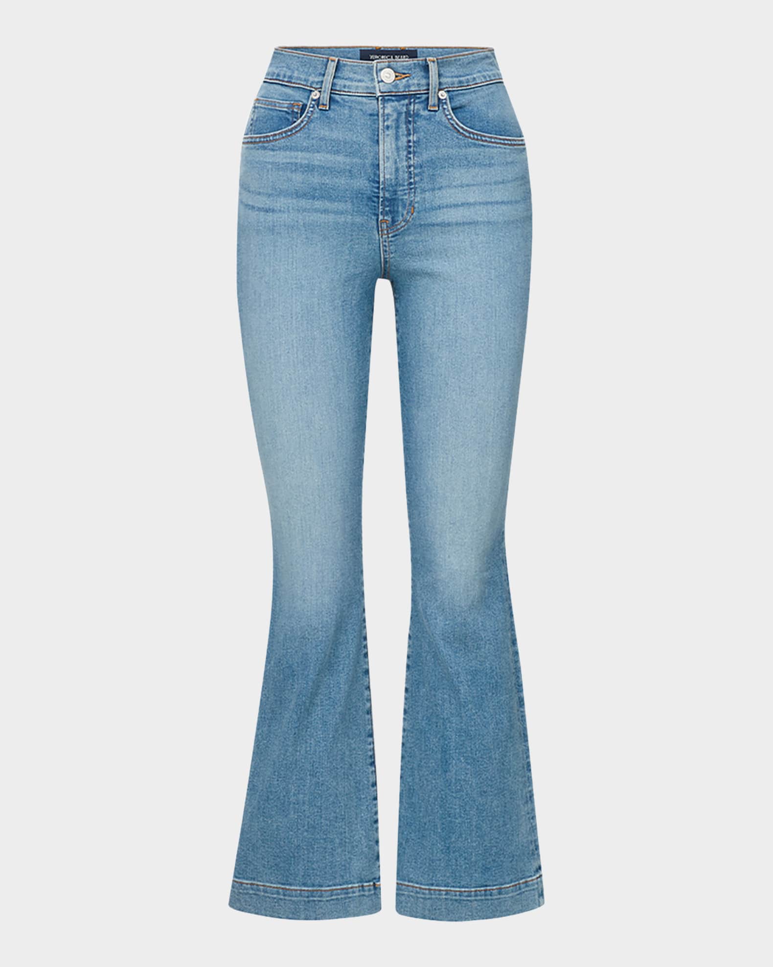 Carson High-Rise Ankle Flare Jeans 0
