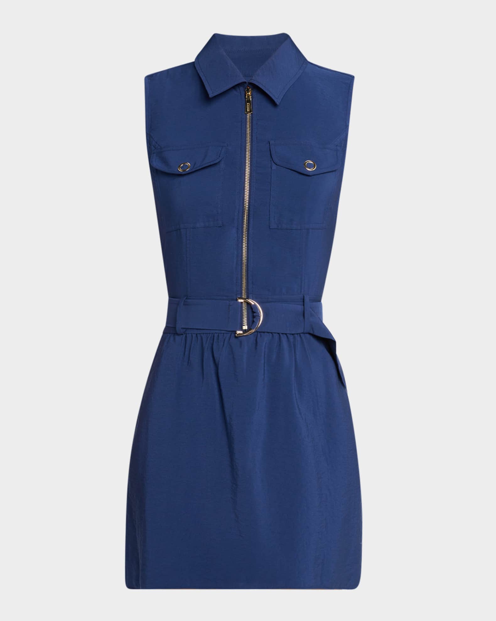 Kaira Belted Mini Dress 0