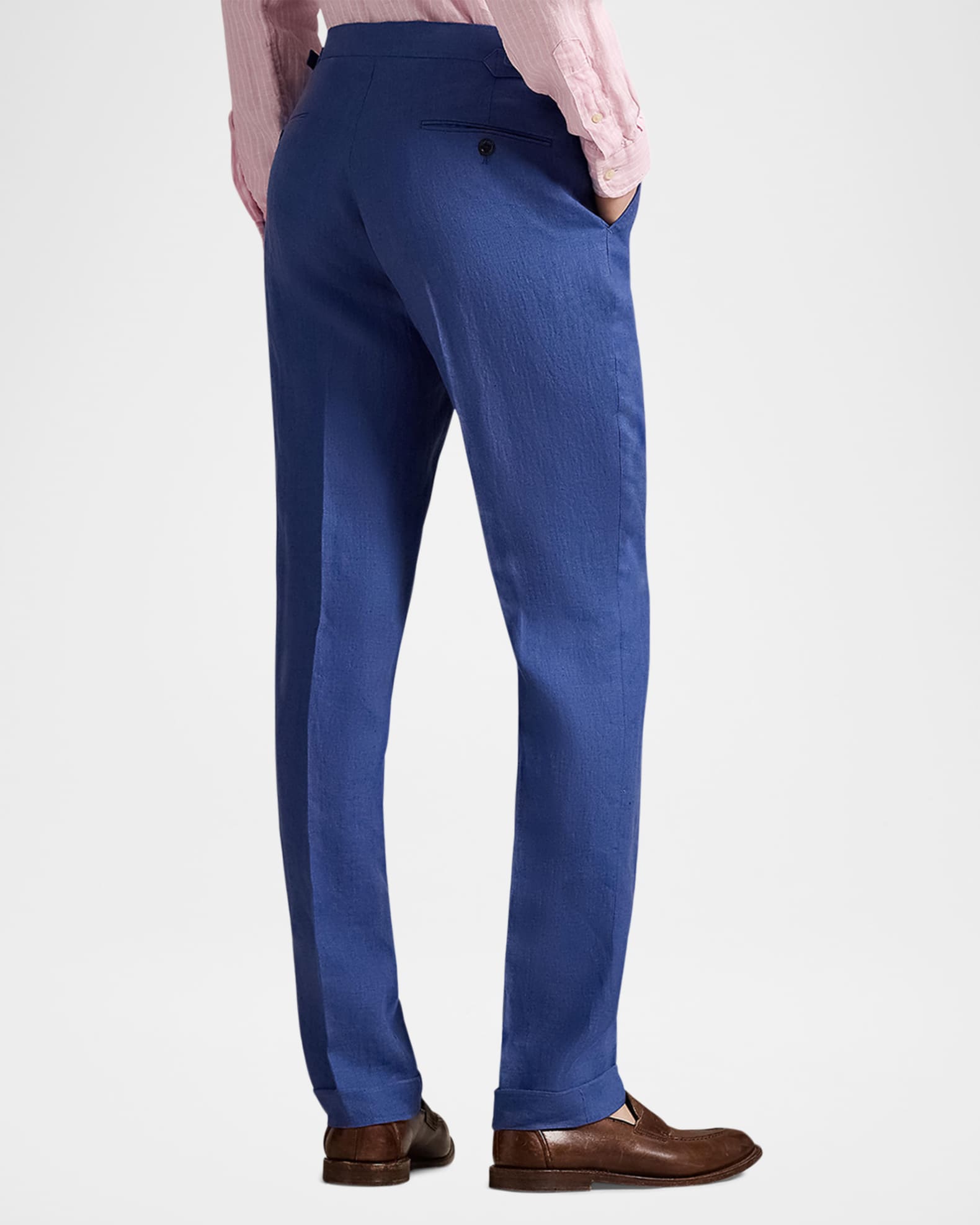 Polo Ralph Lauren Men's Linen Suit Trousers | Neiman Marcus