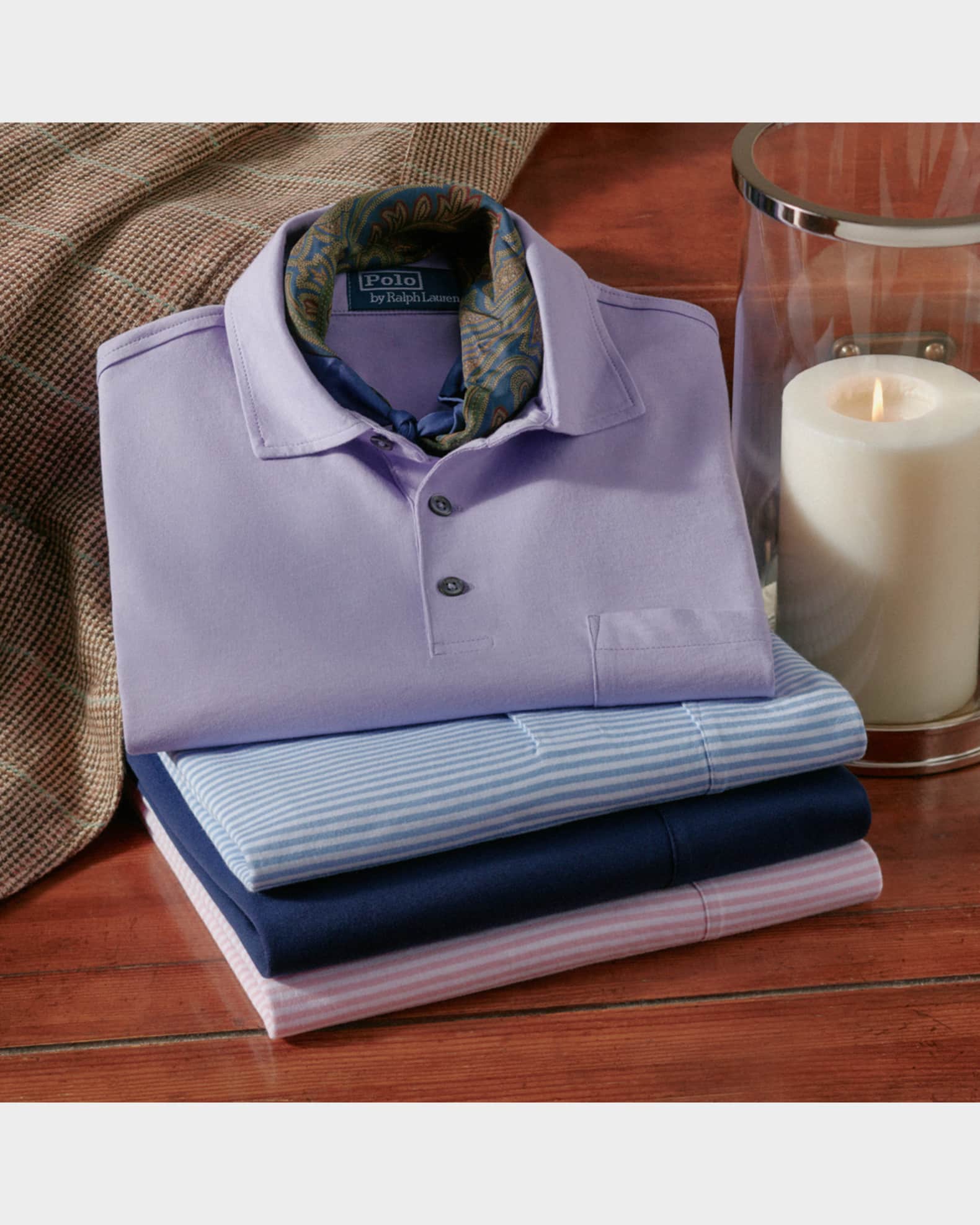 Men's Lisle Standard-Fit Polo Shirt 1