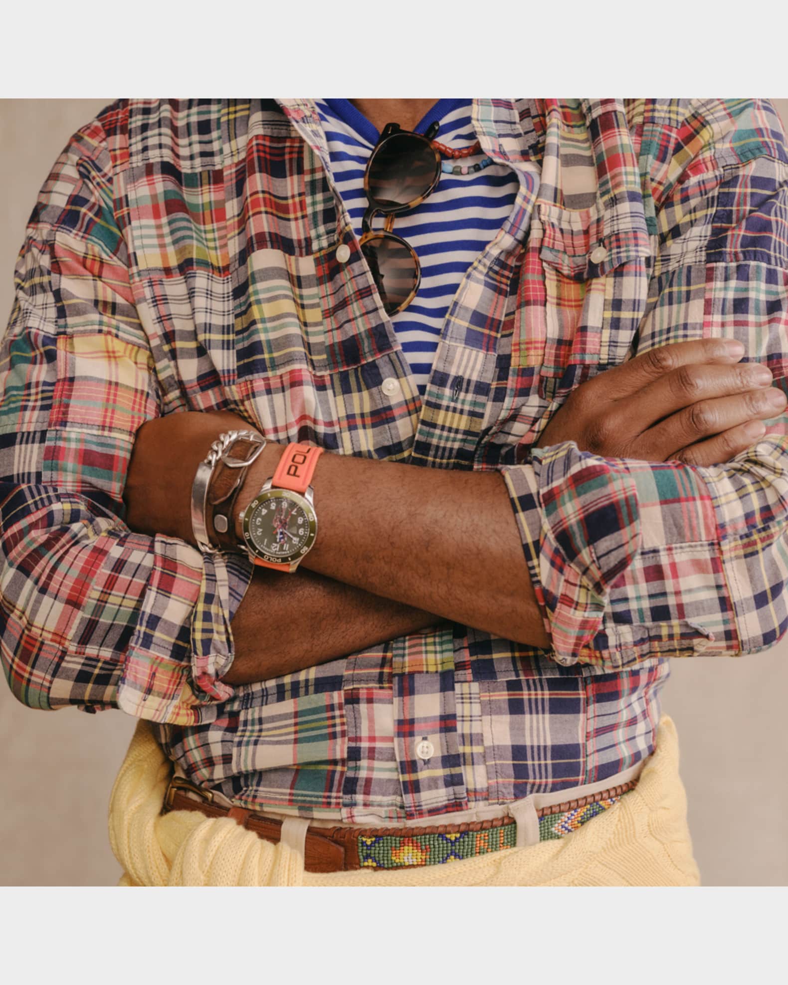 Men's Salinger Straight-Fit Chino Shorts - Thumbnail 2