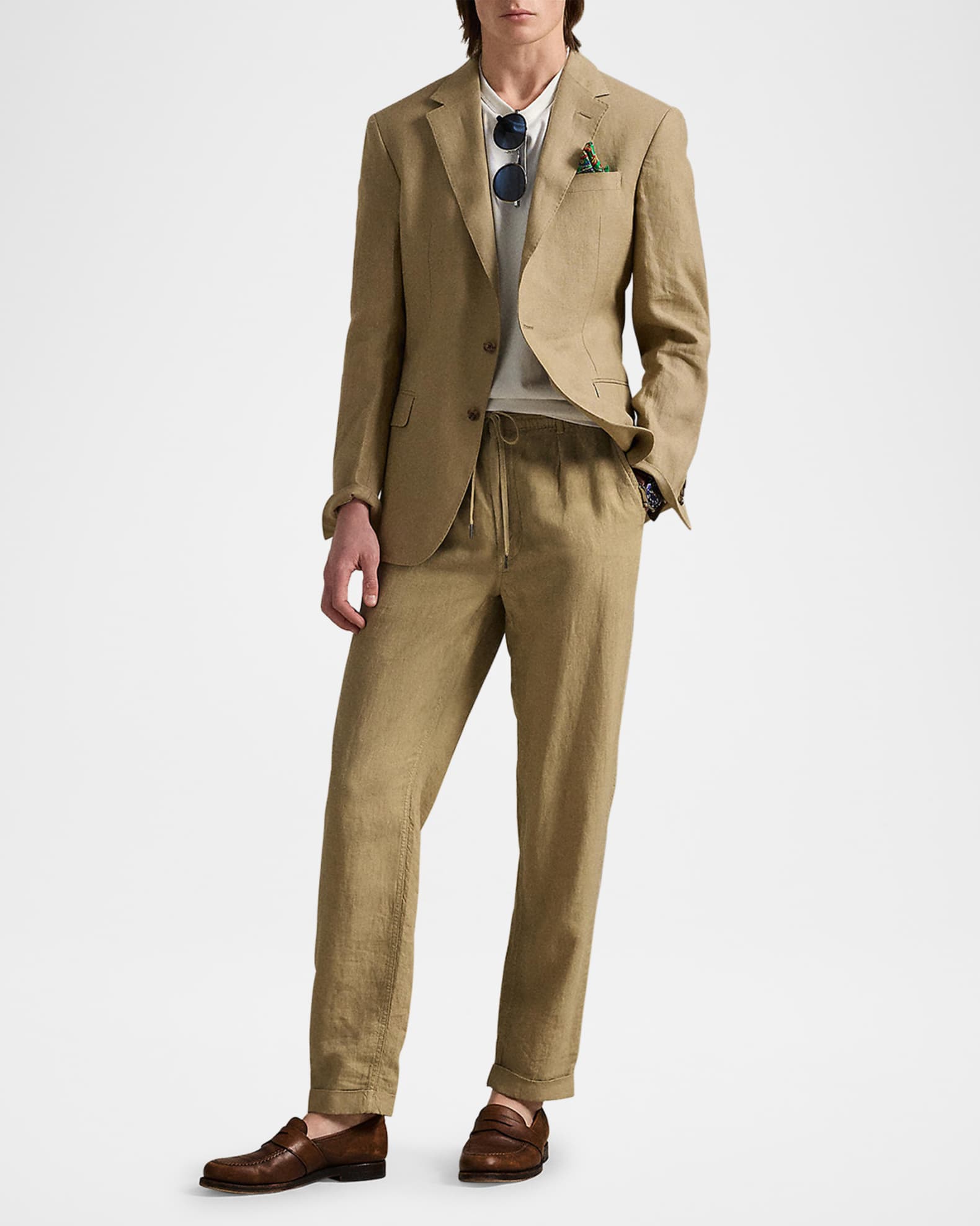 Polo Ralph Lauren Men's Tailored Linen Suit Jacket | Neiman Marcus