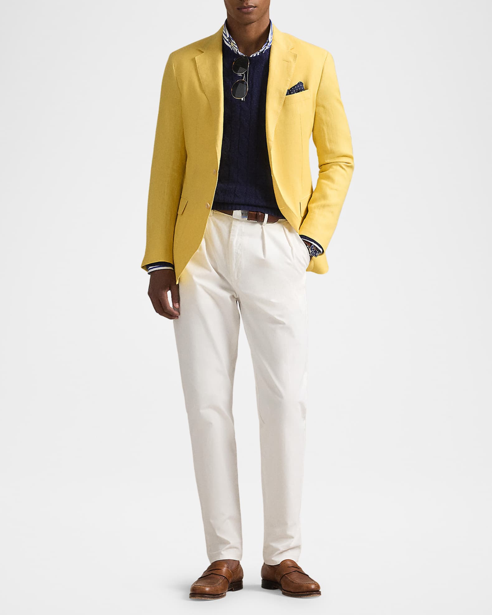Polo Ralph Lauren Linen Flower tailored ジャケット・アウター - ジャケット・アウター