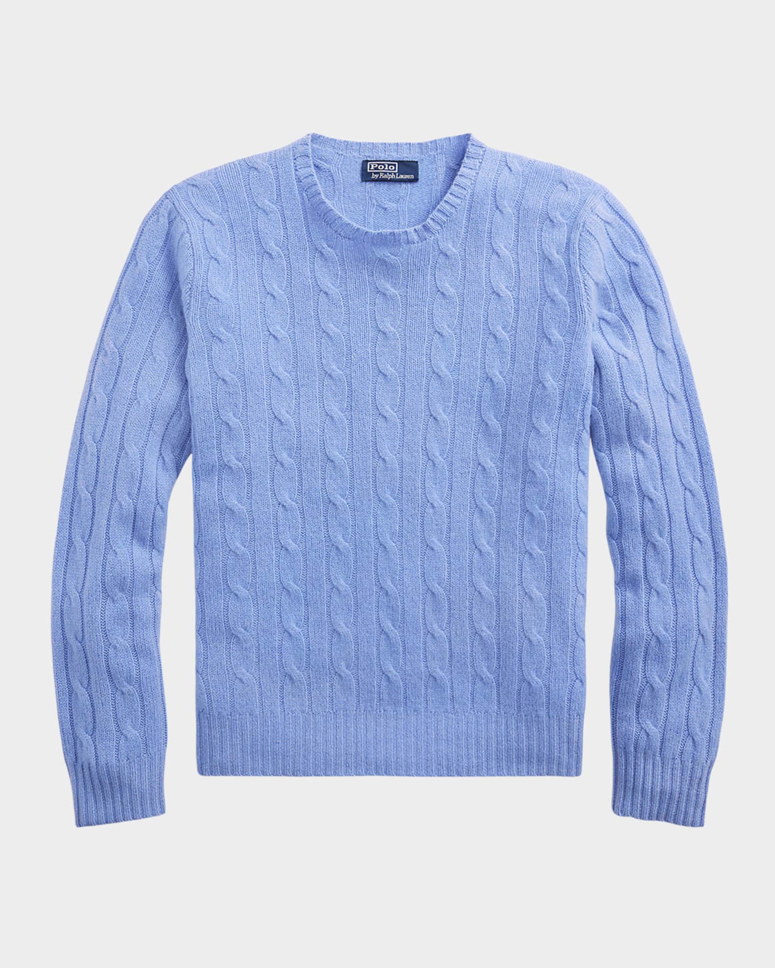 Unisex Iconic Cable-Knit Cashmere Sweater 0
