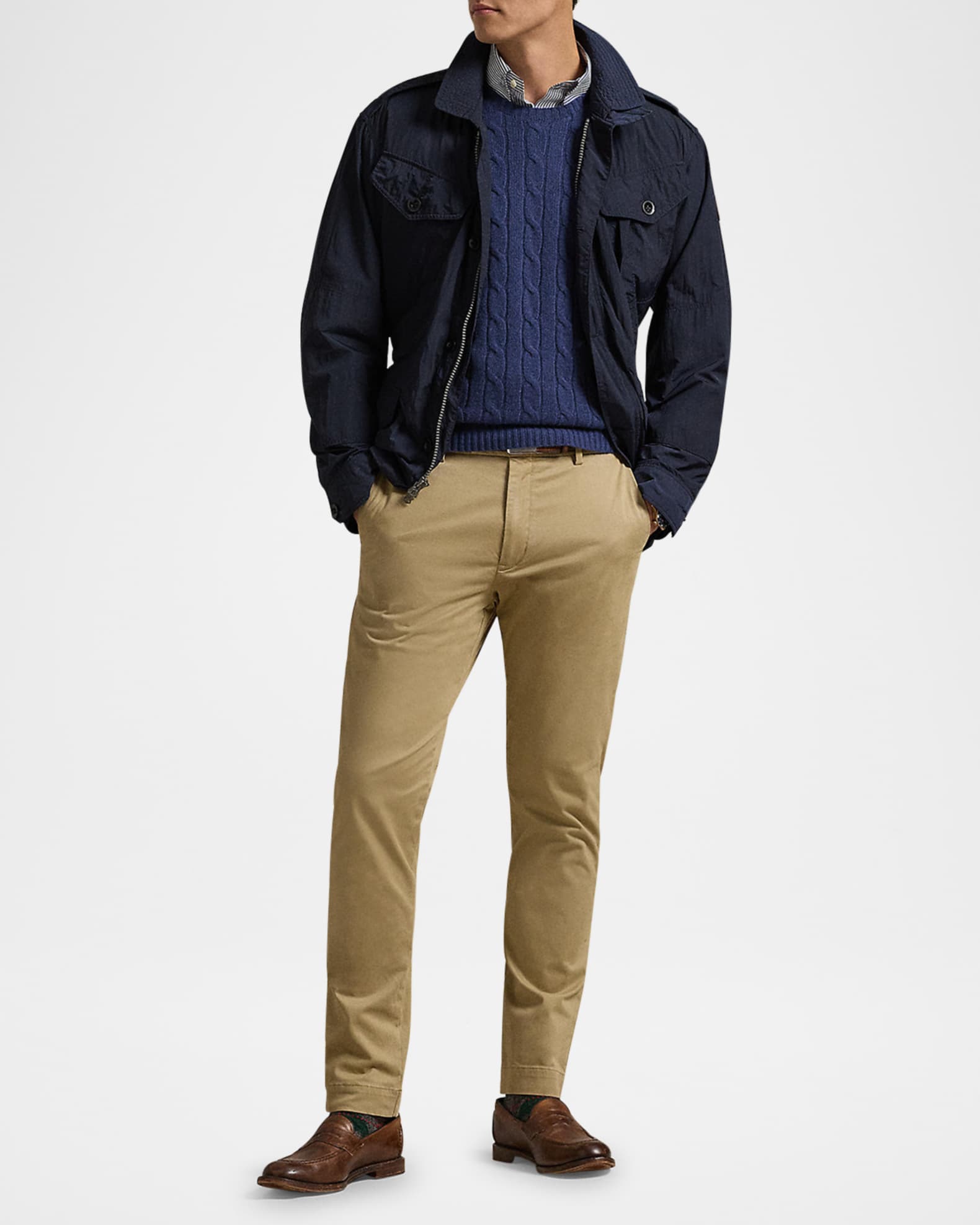 Men's Jarrett Slim Sateen Pants - Thumbnail 2
