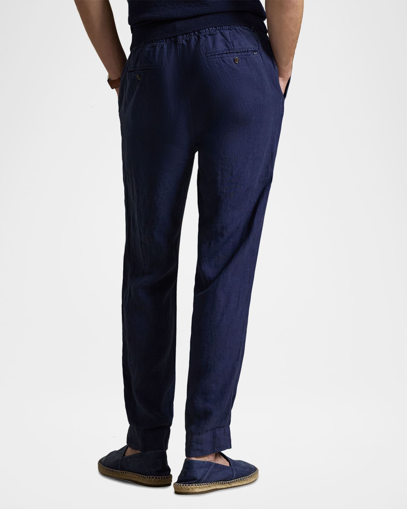 Polo Ralph Lauren Men's Prepster Slim Tapered Linen Pants Neiman