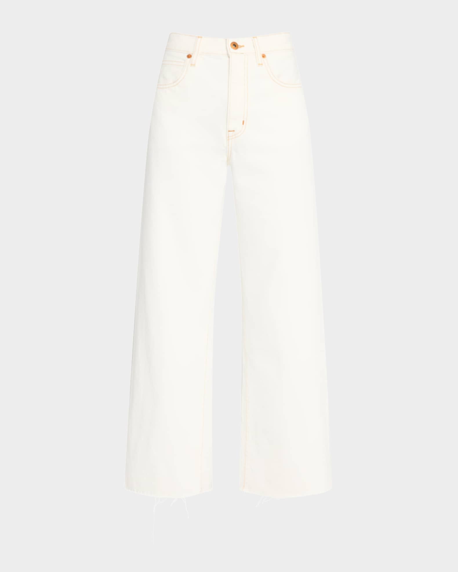 Grace Crop Wide-Leg Jeans 0