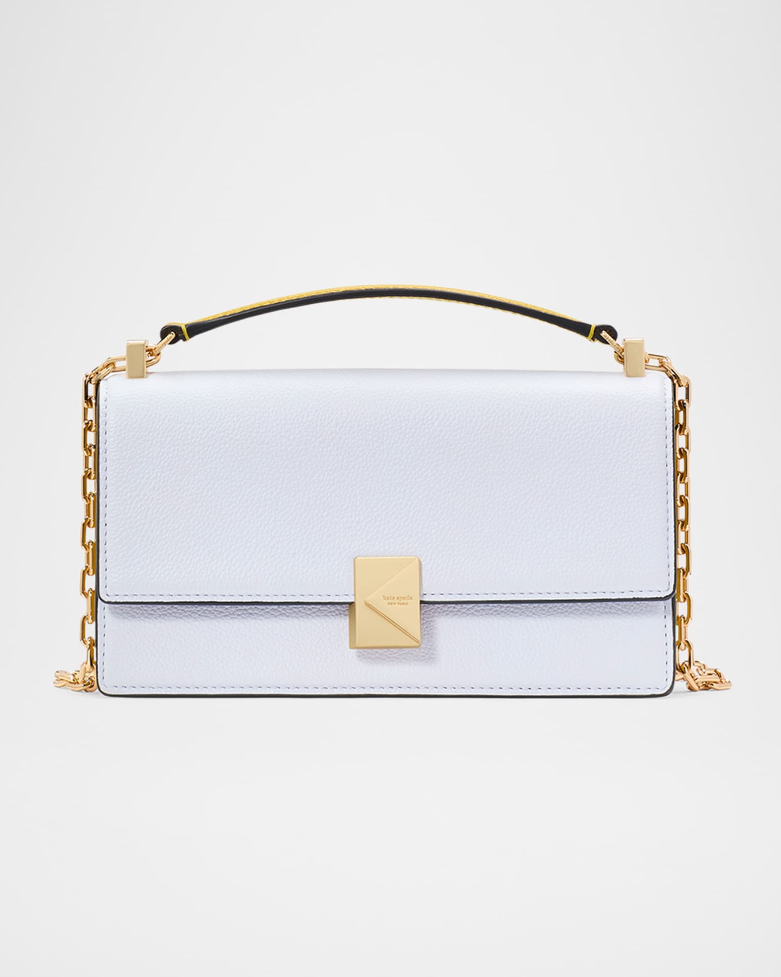 deco mini colorblock pebbled leather chain crossbody bag  0