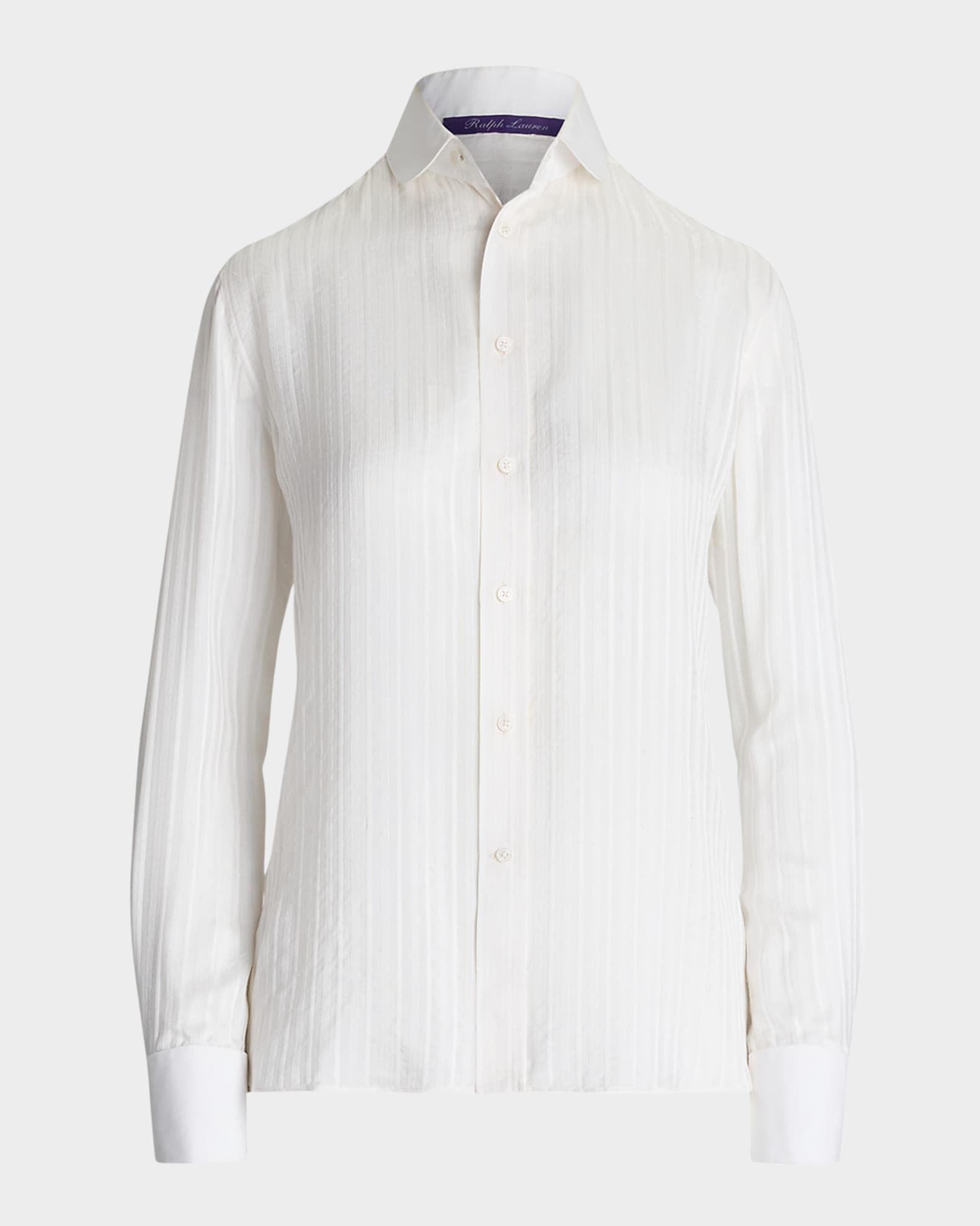 Cormac Stripe Tonal Jacquard Shirt 0