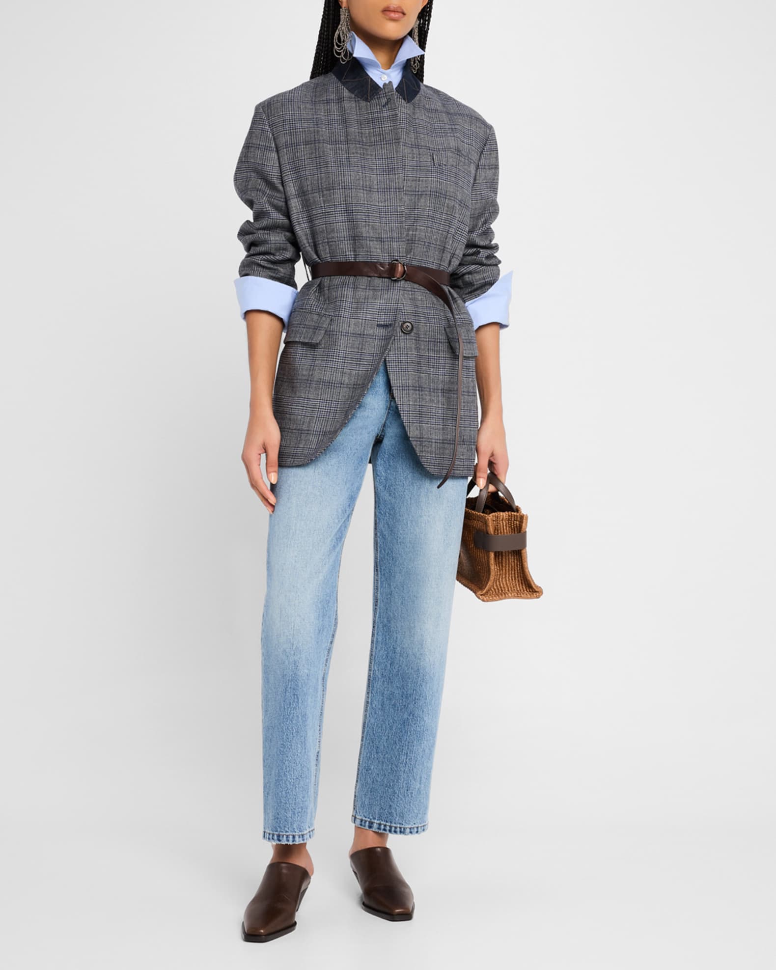 High-Rise Straight Jeans 1