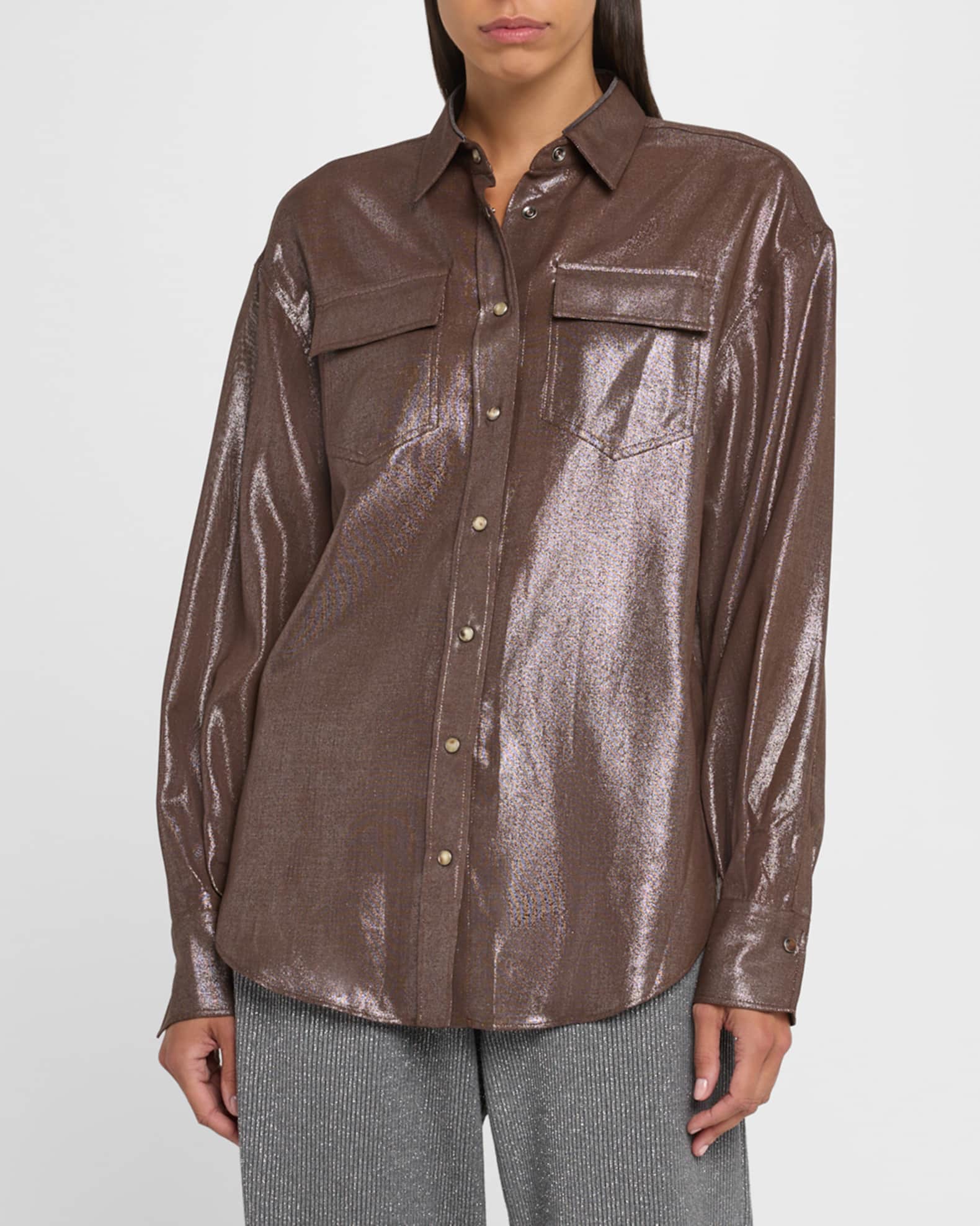 【関税＆送料込み】Brunello Cucinelli 'Shiny Pocket Detail' Silk pocket square for Man in Butter | Brunello Cucinelli