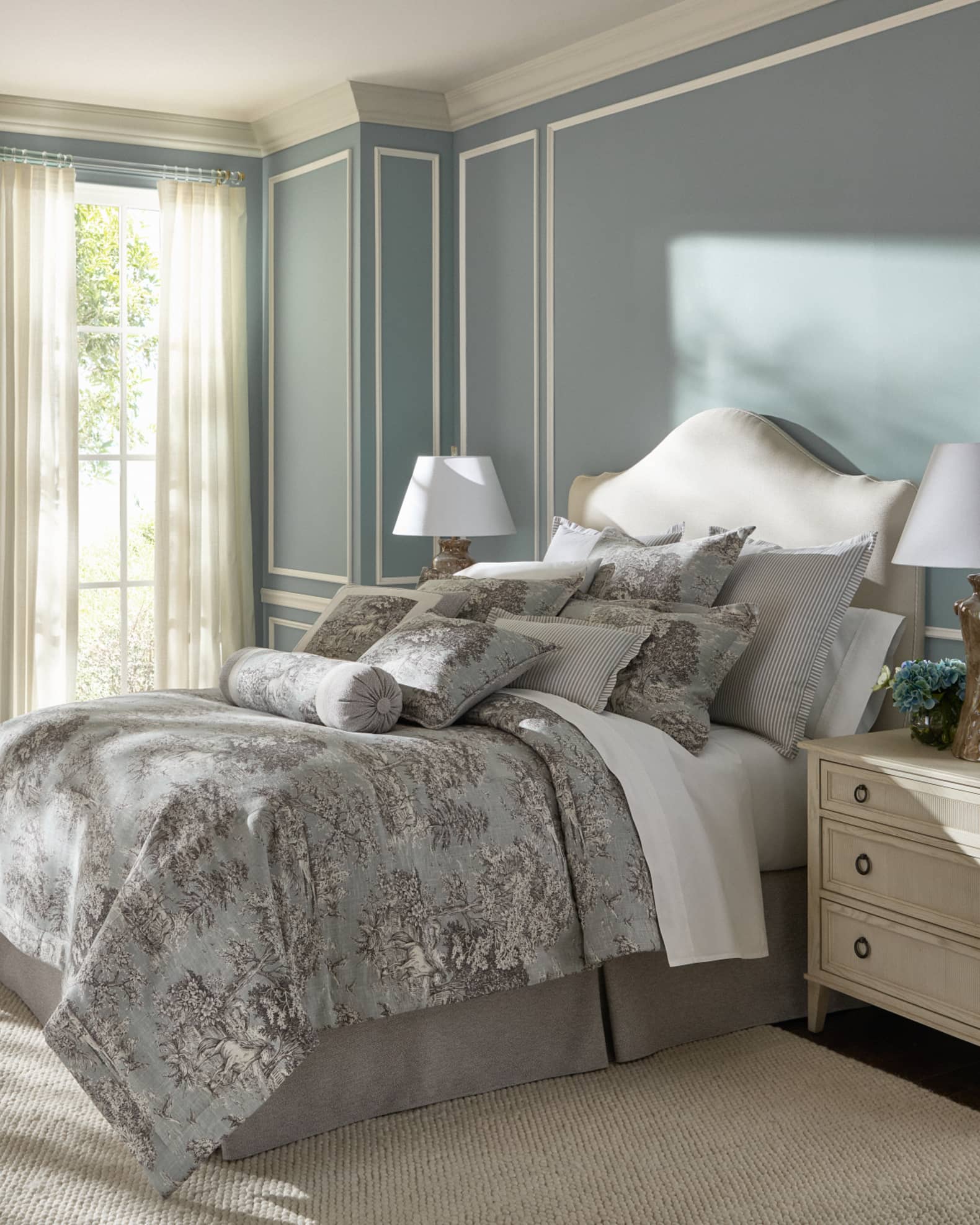 Tailored King Bed Skirt 1