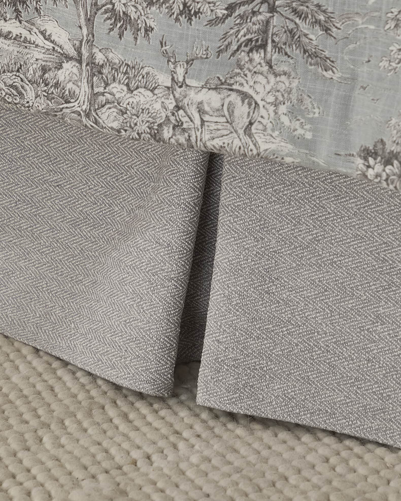 Tailored King Bed Skirt 0