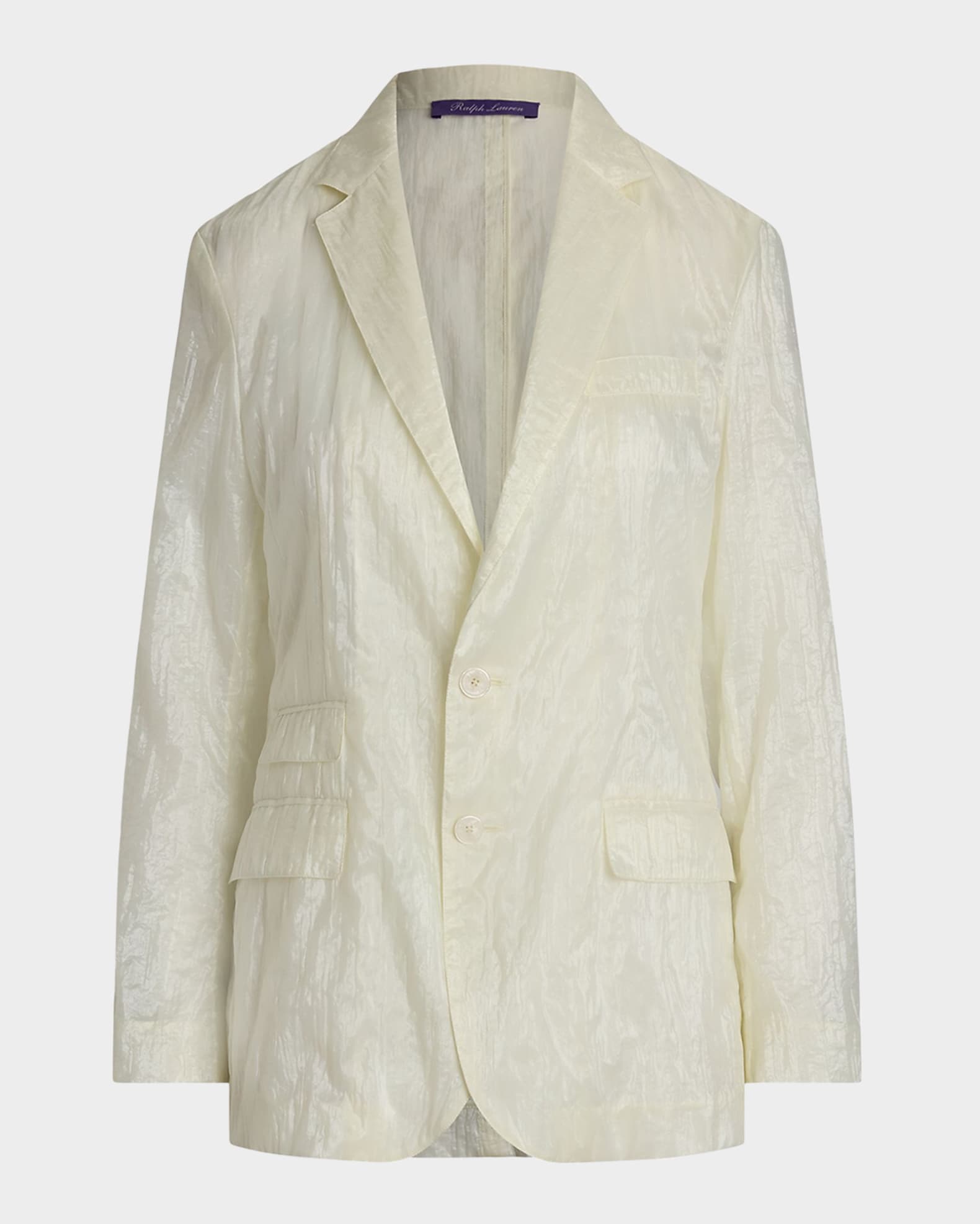 Lori Crinkle Double Organdy Single-Breasted Jacket 0