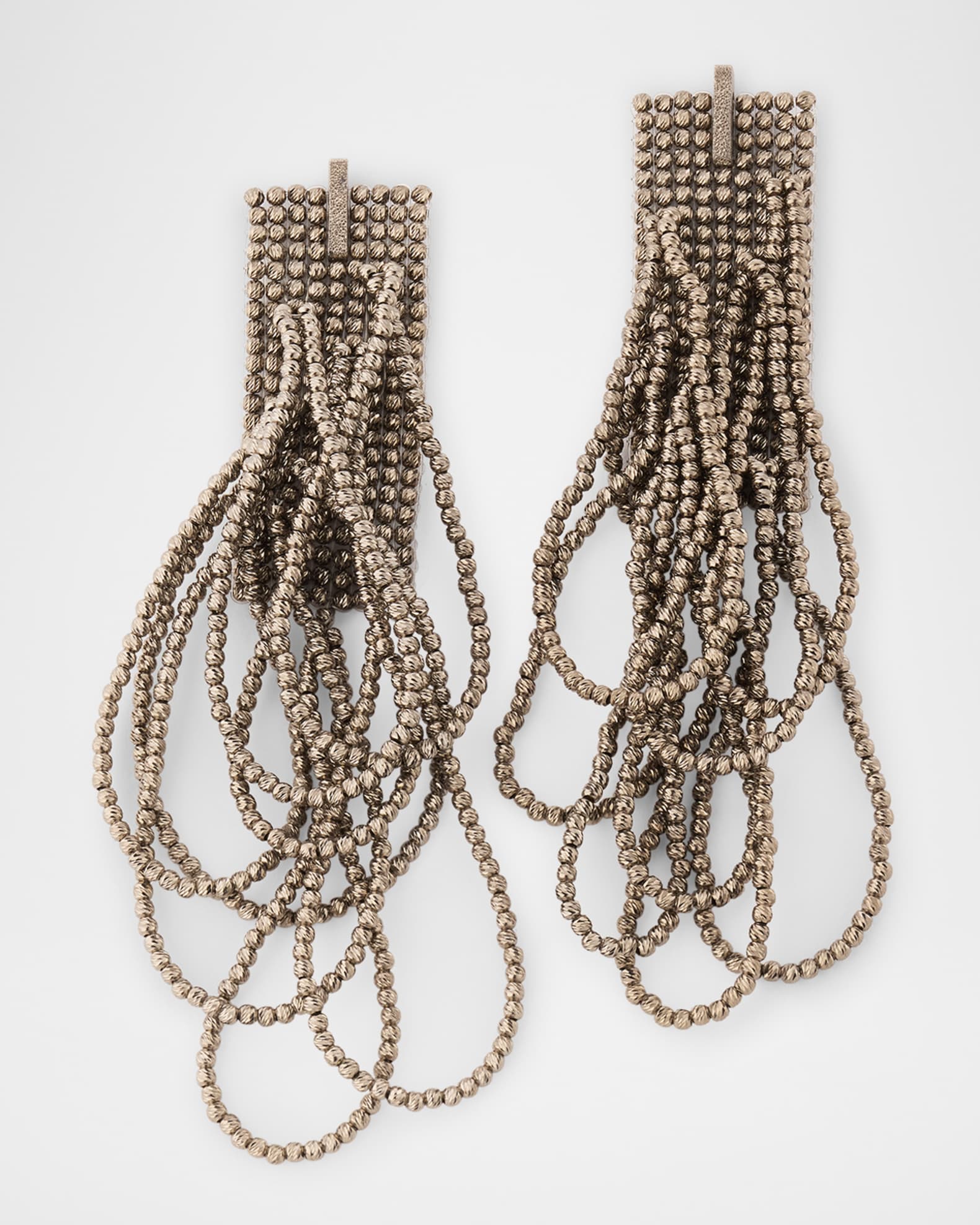【関税＆送料込み】Brunello Cucinelli Earrings Brunello Cucinelli Tiered Multiloop Drop Earrings | Neiman
