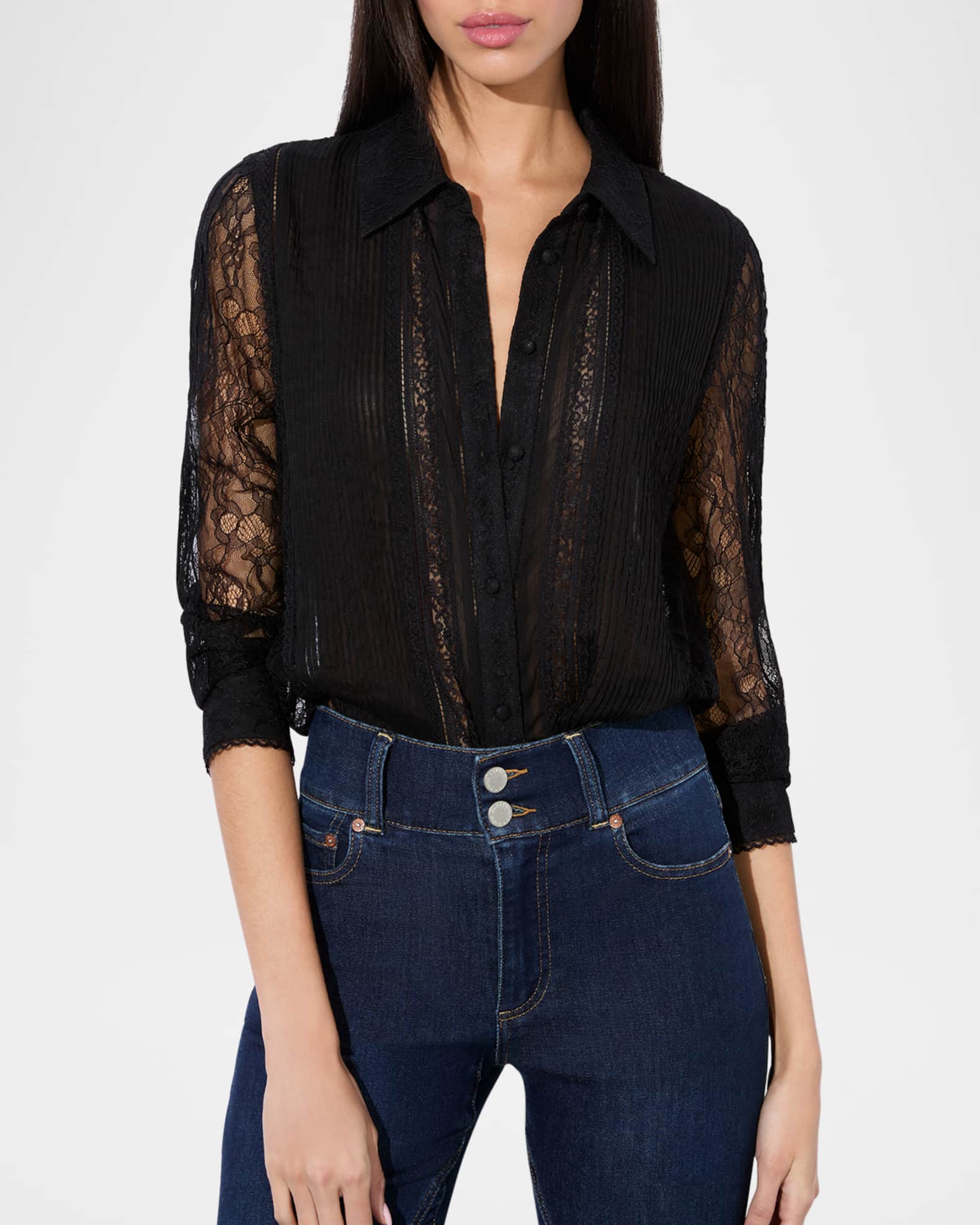 トップス aalliia Elaia 3/4 Sleeve Top Purple | Princess Polly