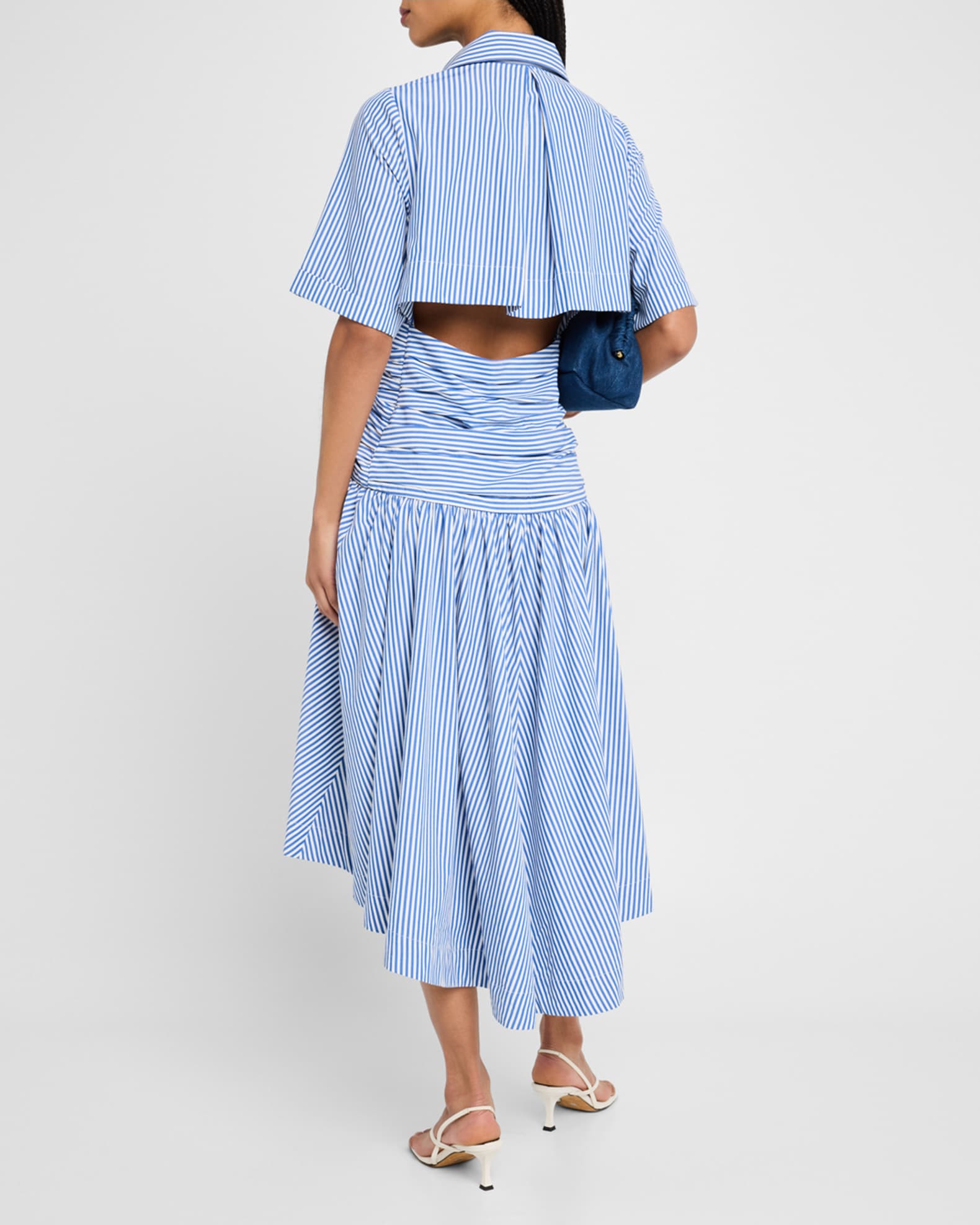 rosie assoulin shirt dress Rosie Assoulin - Rosie Assoulin Fiesta Shirt Dress in White 2