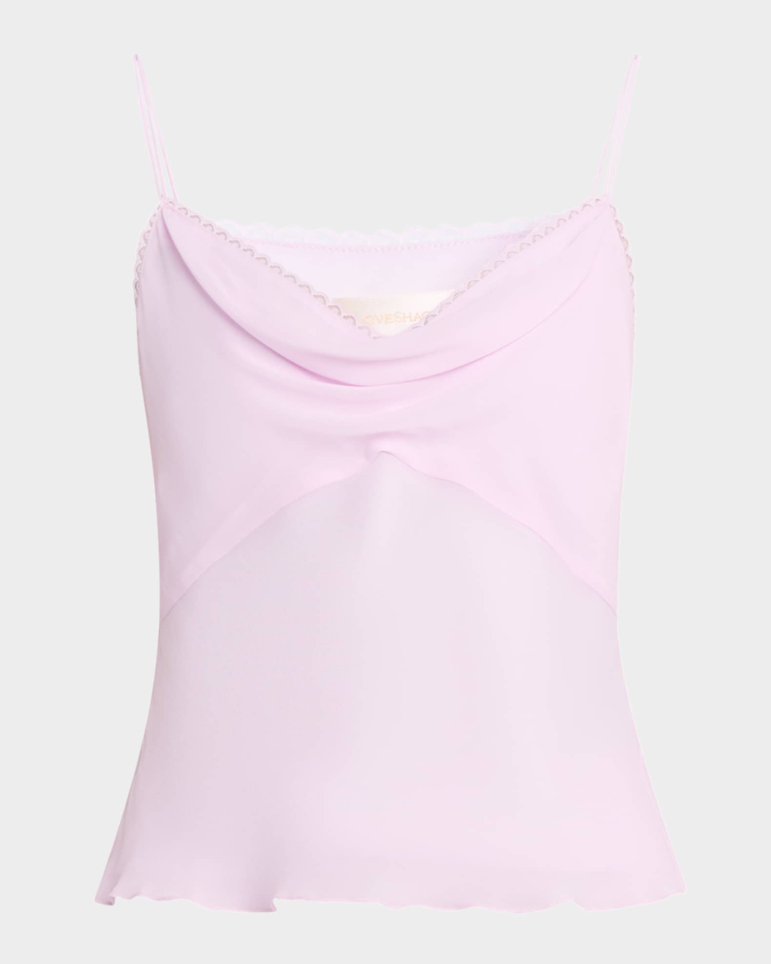 Lavoir Lace-Trim Sleeveless Top 0