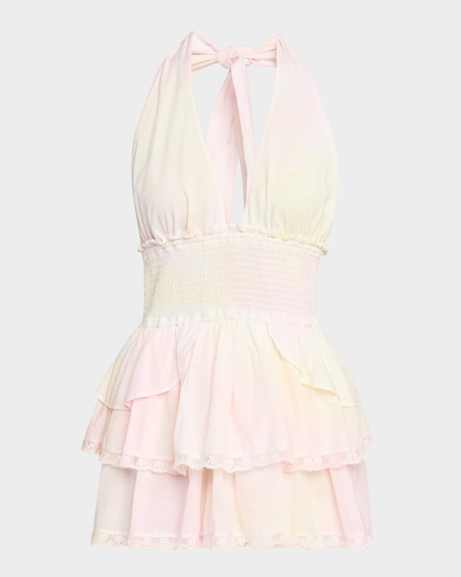 Deanna Halter Mini Dress 0