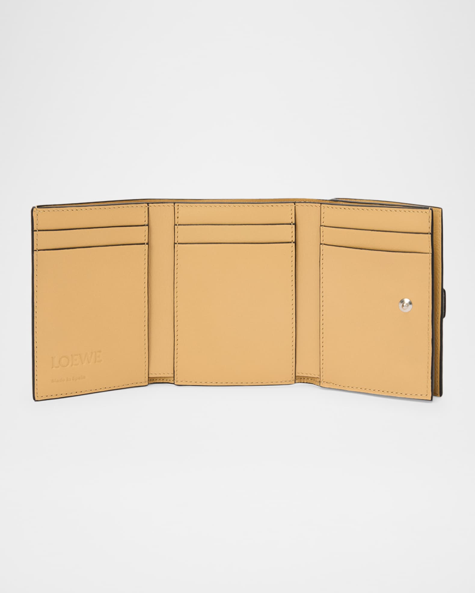 Loewe Trifold Wallet in Soft Grained Leather | Neiman Marcus