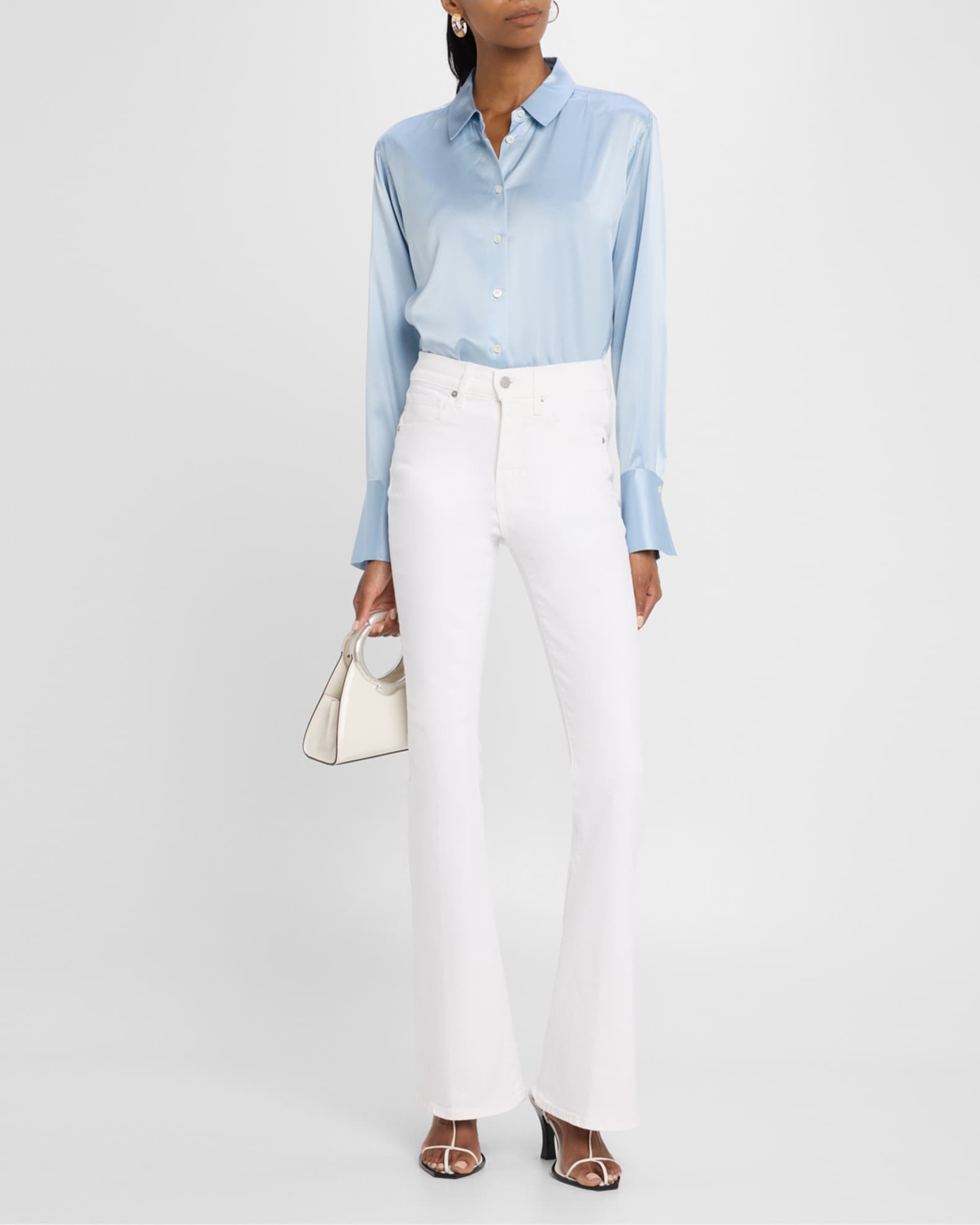 Beverly High-Rise Skinny Flare Jeans 1