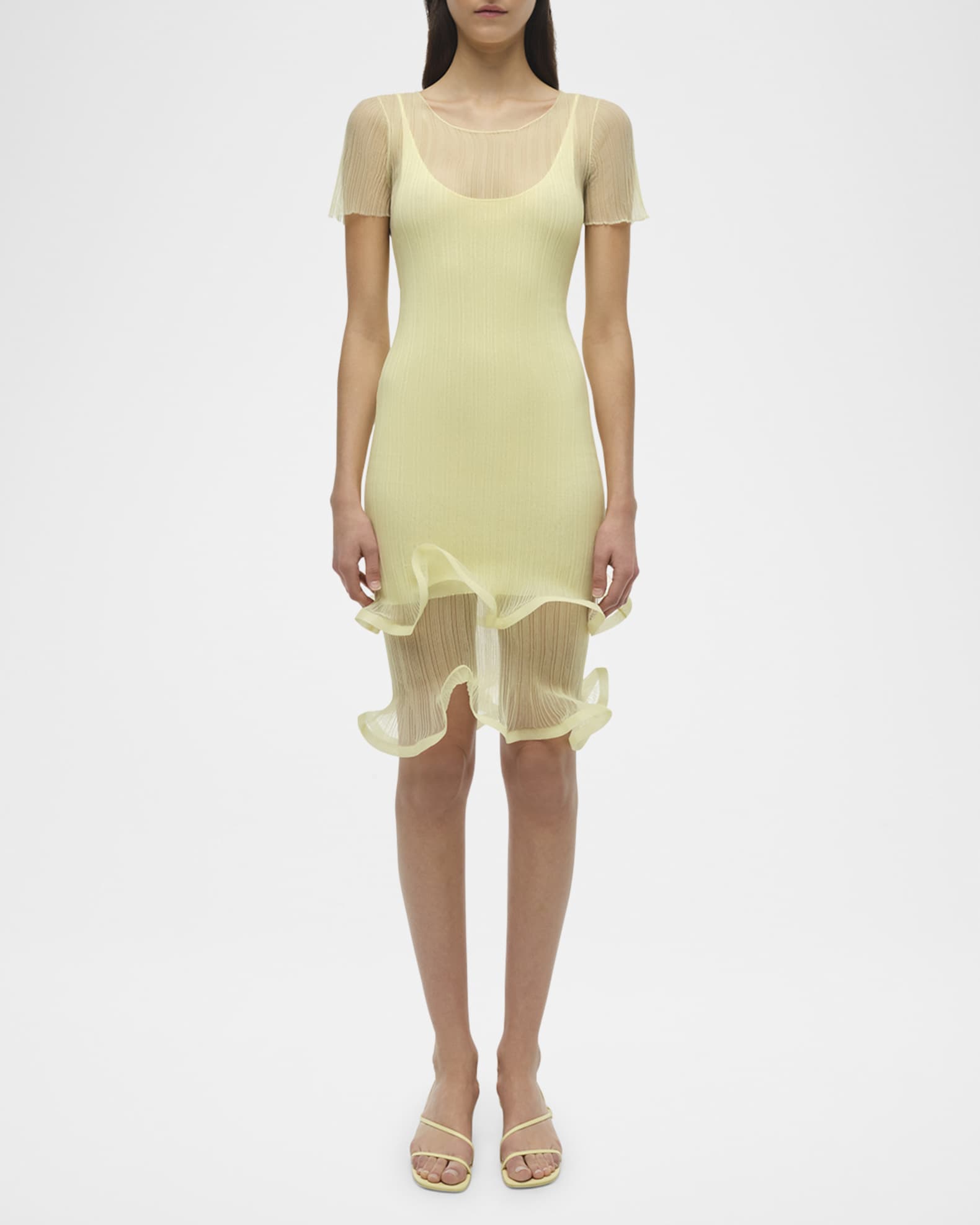 Jett Short-Sleeve Ruffle Dress 1