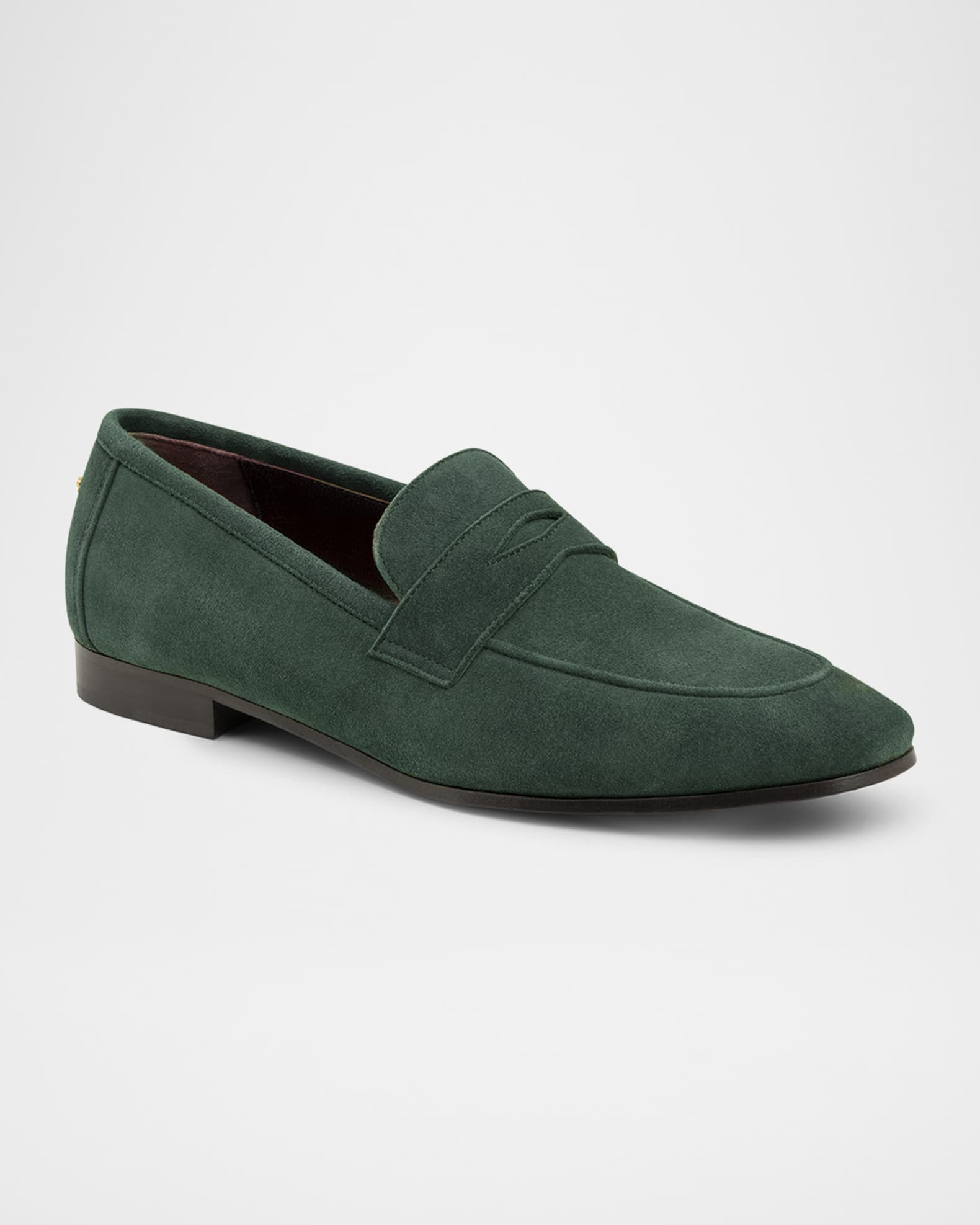 Suede Penny Loafers 1