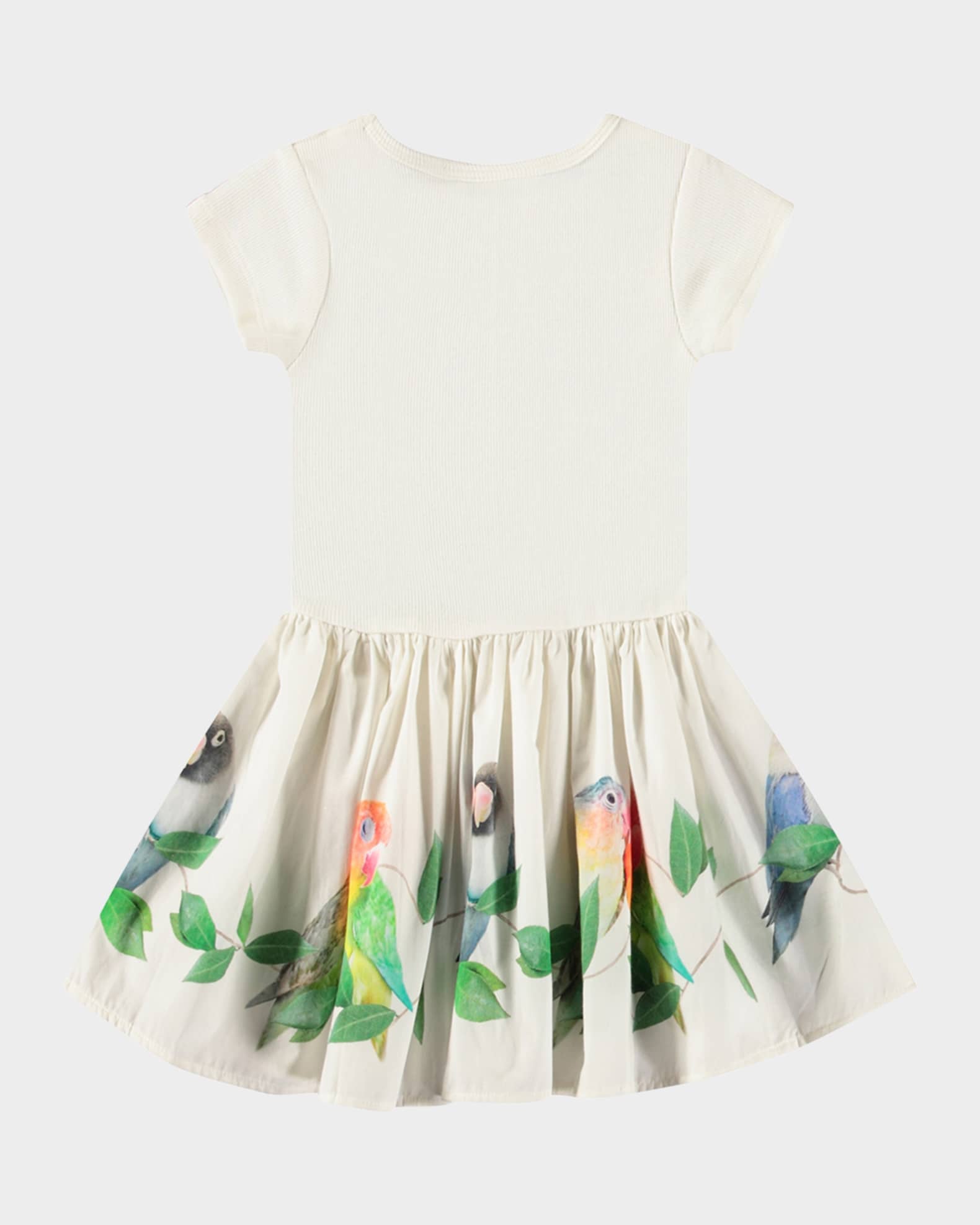 Girl's Carin Birds Graphic Dress, Size 18M-2 1