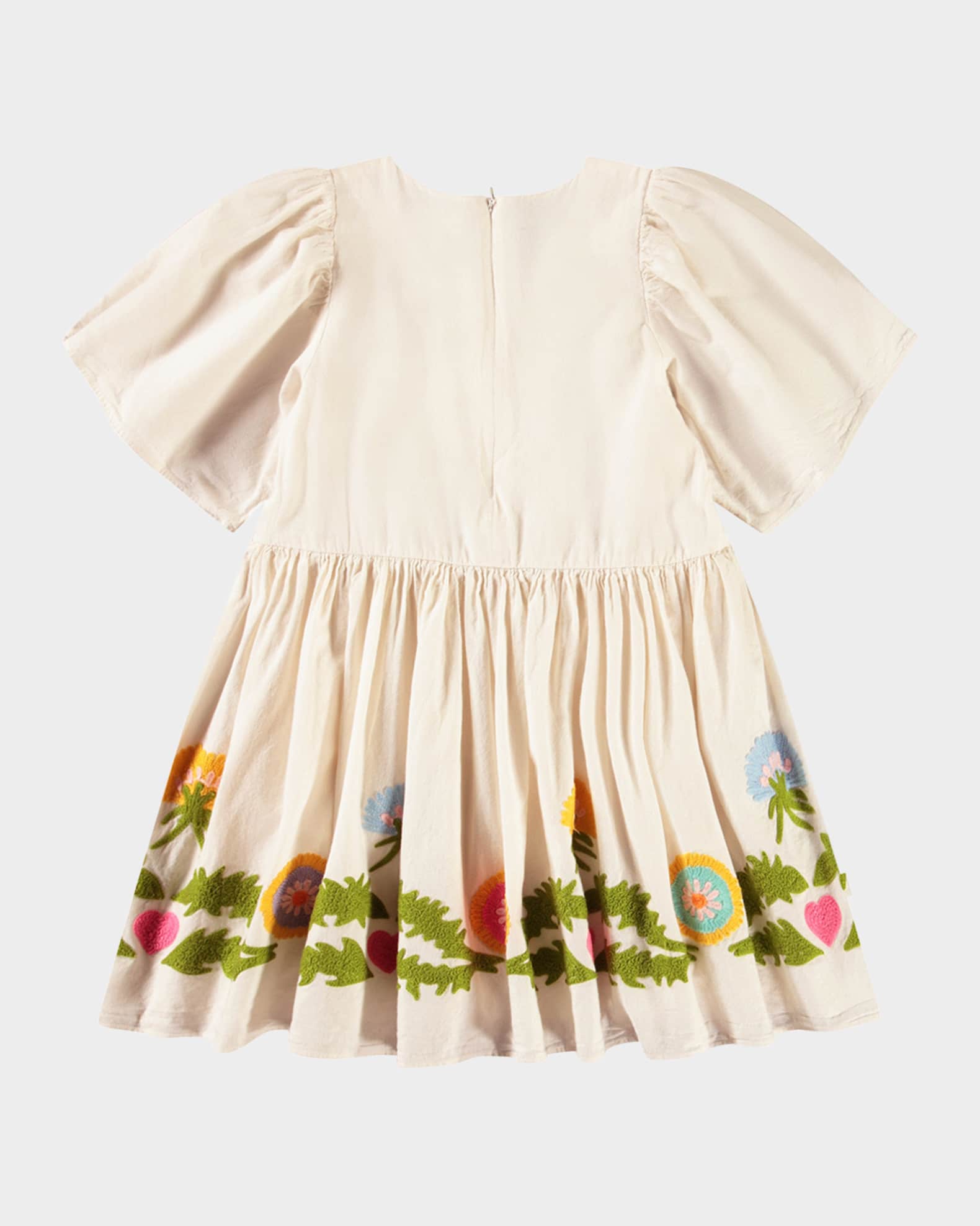Girl's Carlin Floral Crotchet Dress 1