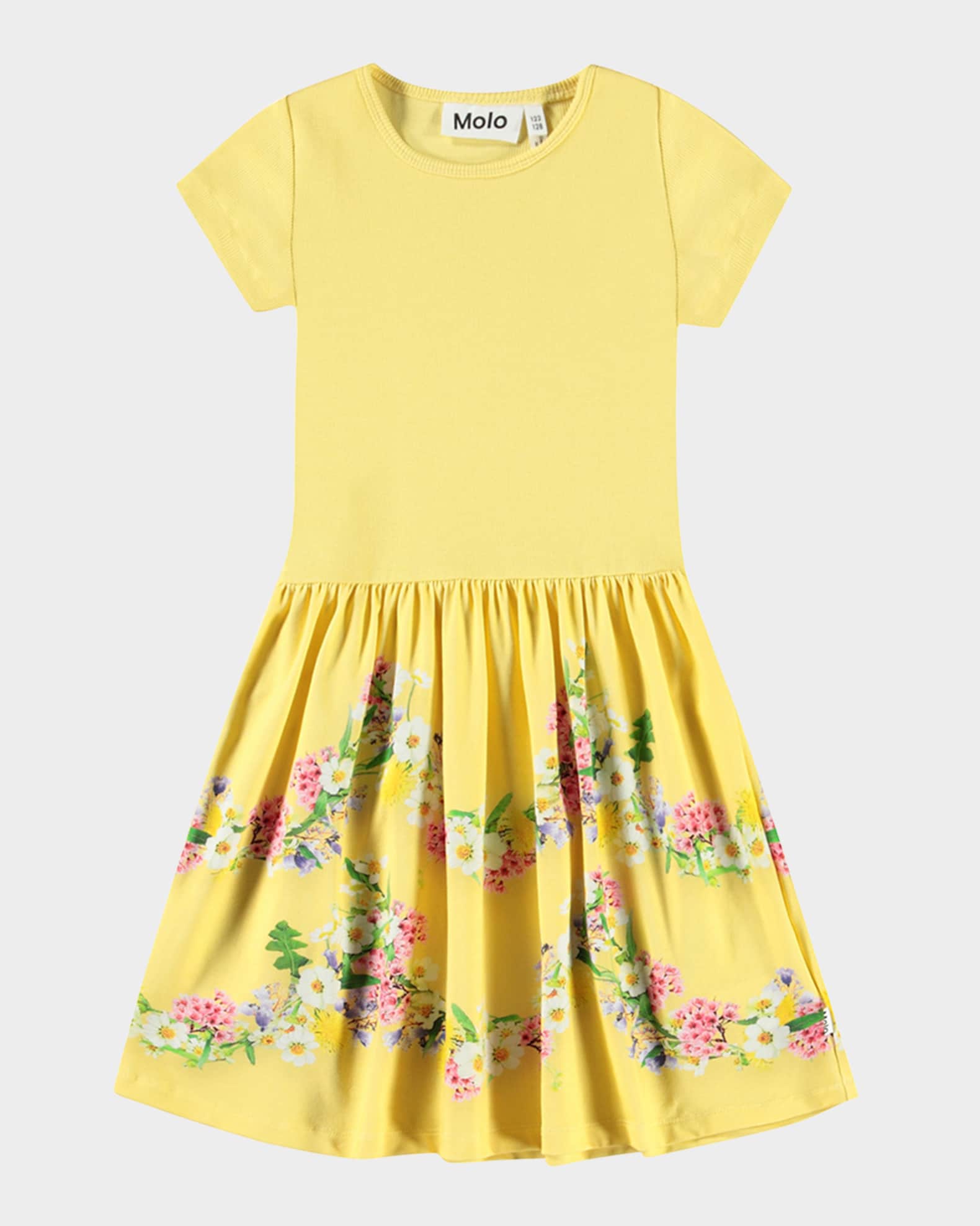  Girl's Cissa Floral-Print Combo Dress, Size 7-12 0