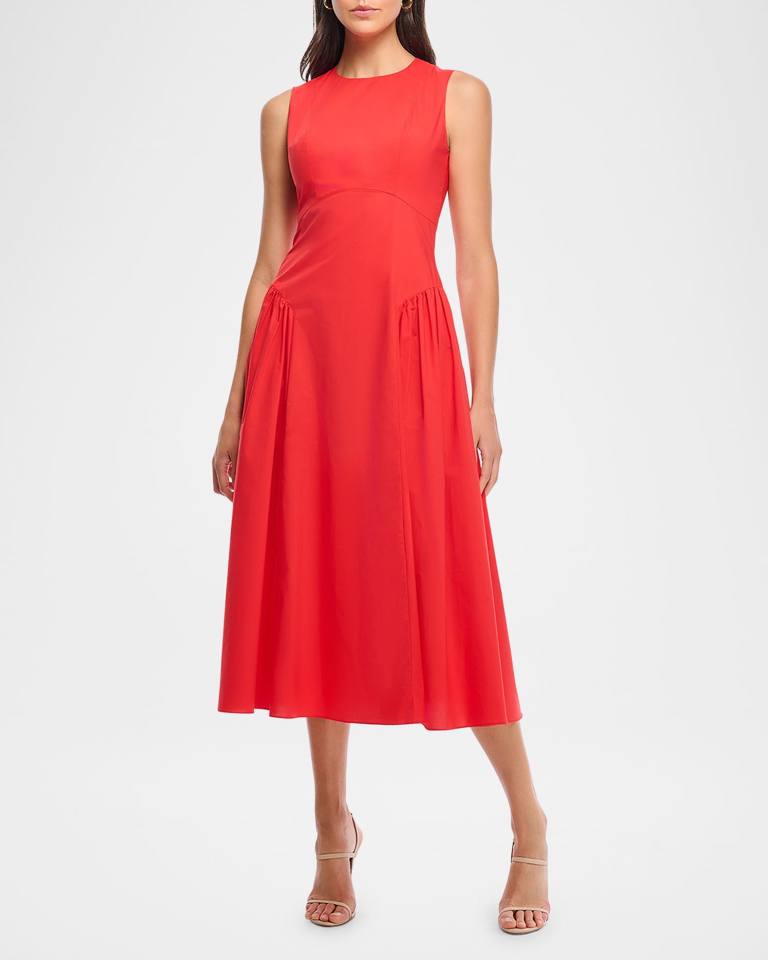 Grayson Drop-Waist Sleeveless A-Line Dress  1