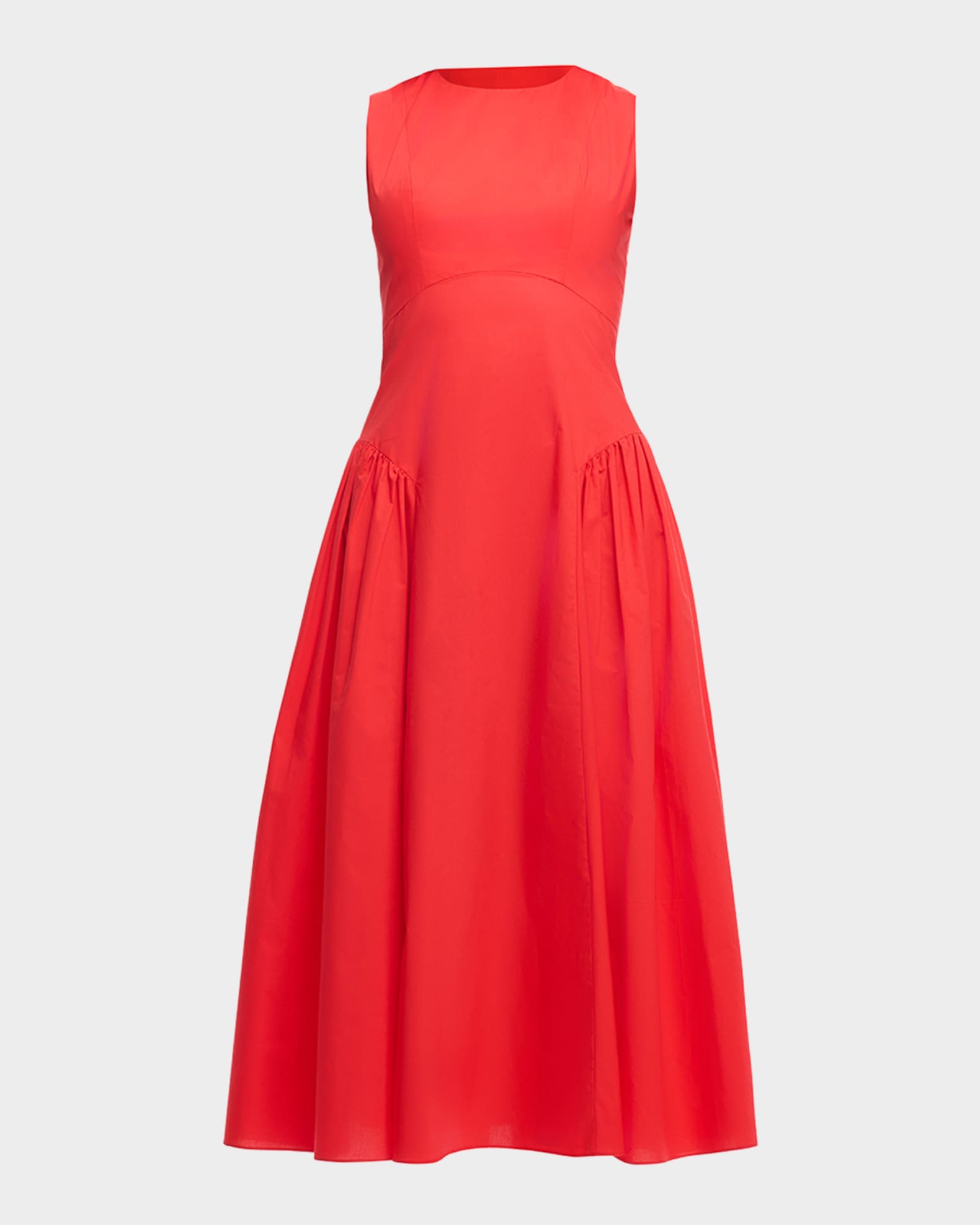Grayson Drop-Waist Sleeveless A-Line Dress  0