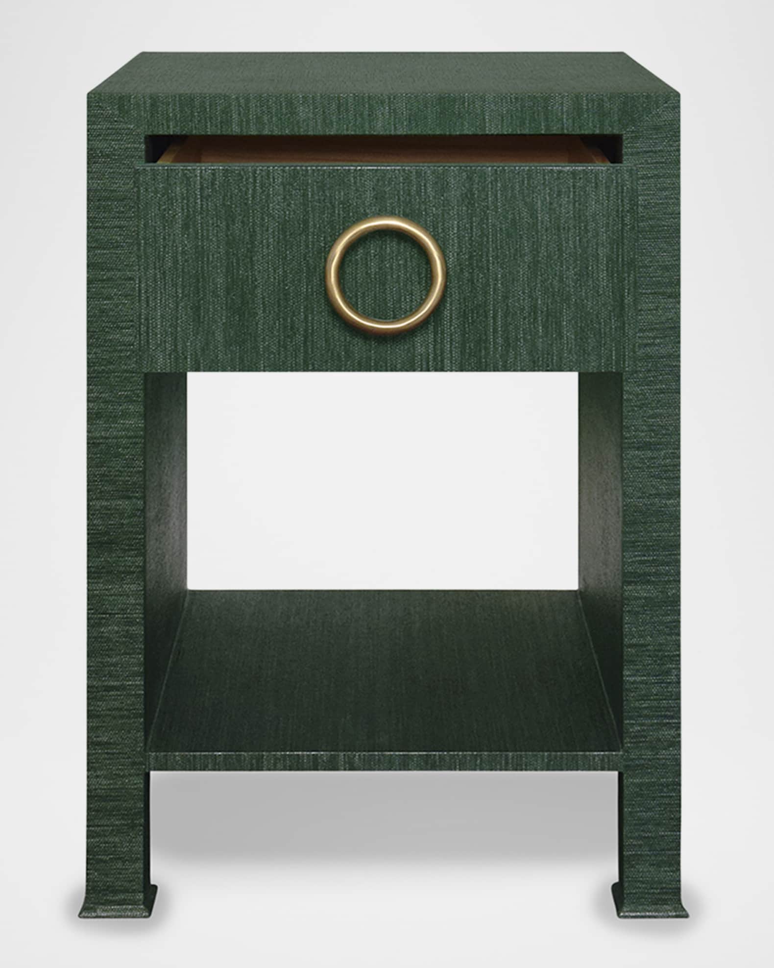 Malcom Grasscloth Side Table 1