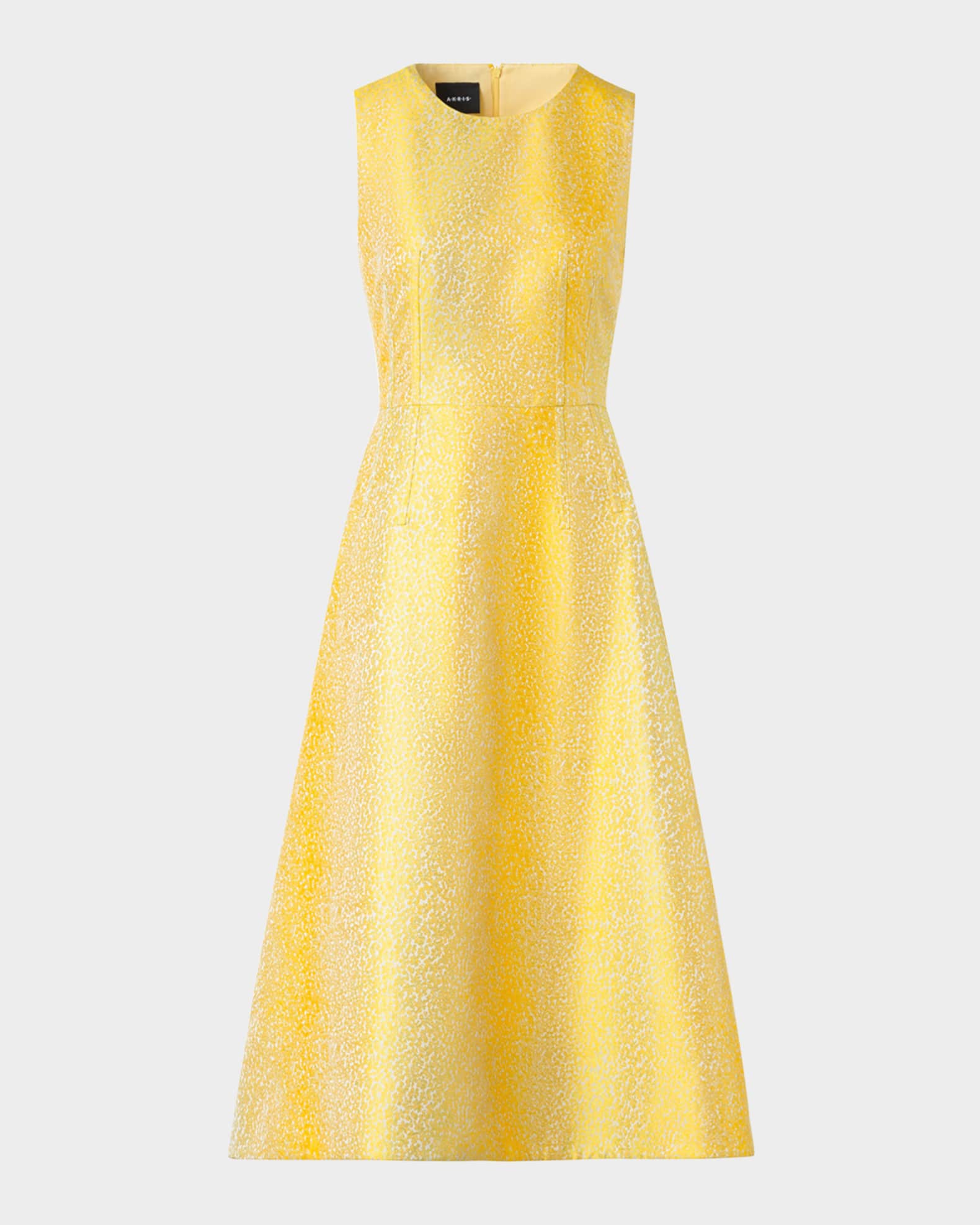 Sleeveless Midi A-Line Dress 0