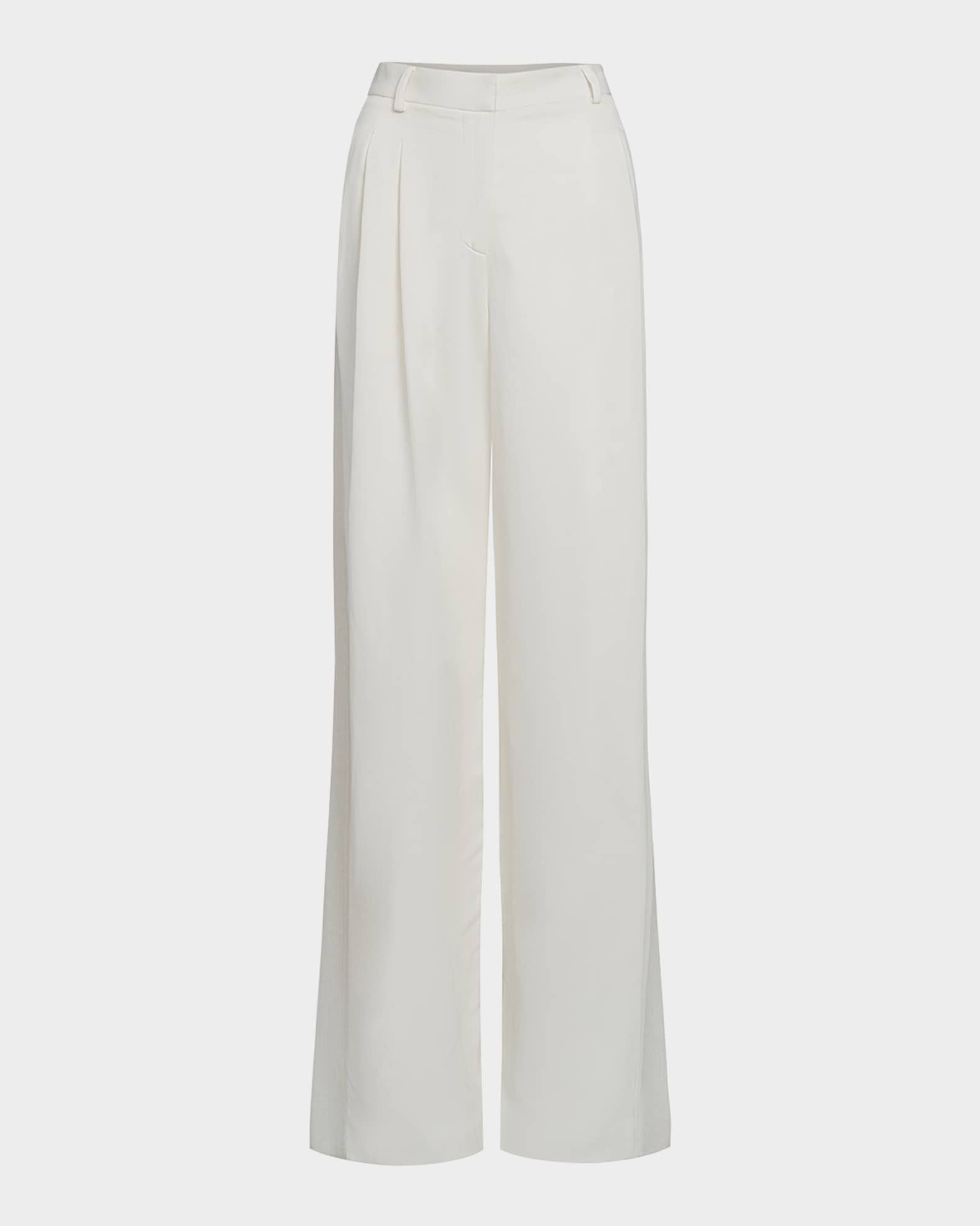 Sulli Linen-Blend Trousers with Sequined Side Stripes 0