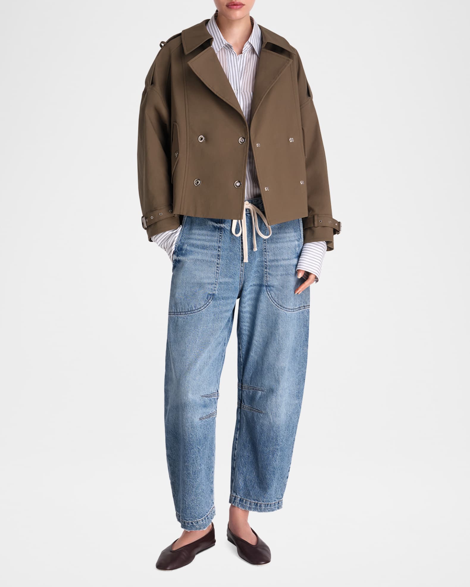 Bogie Short Trench Coat  1