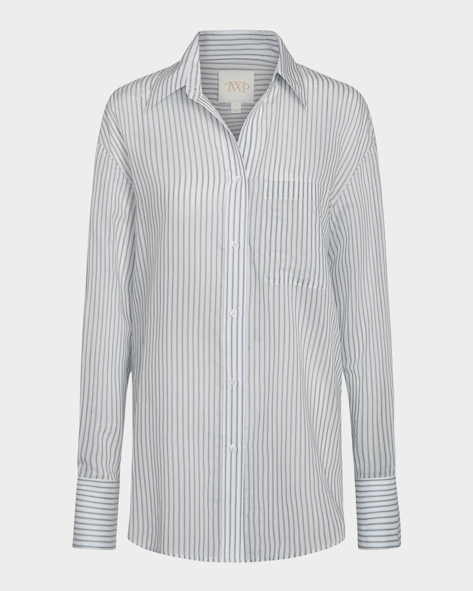 Big Joe Striped Button-Front Shirt  0
