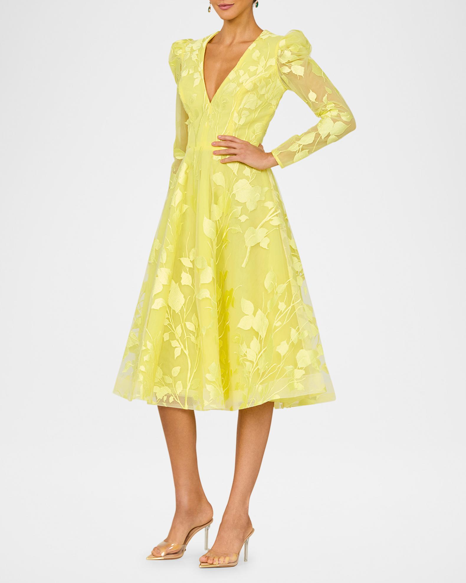 Parker Puff Sleeve Floral Dress
