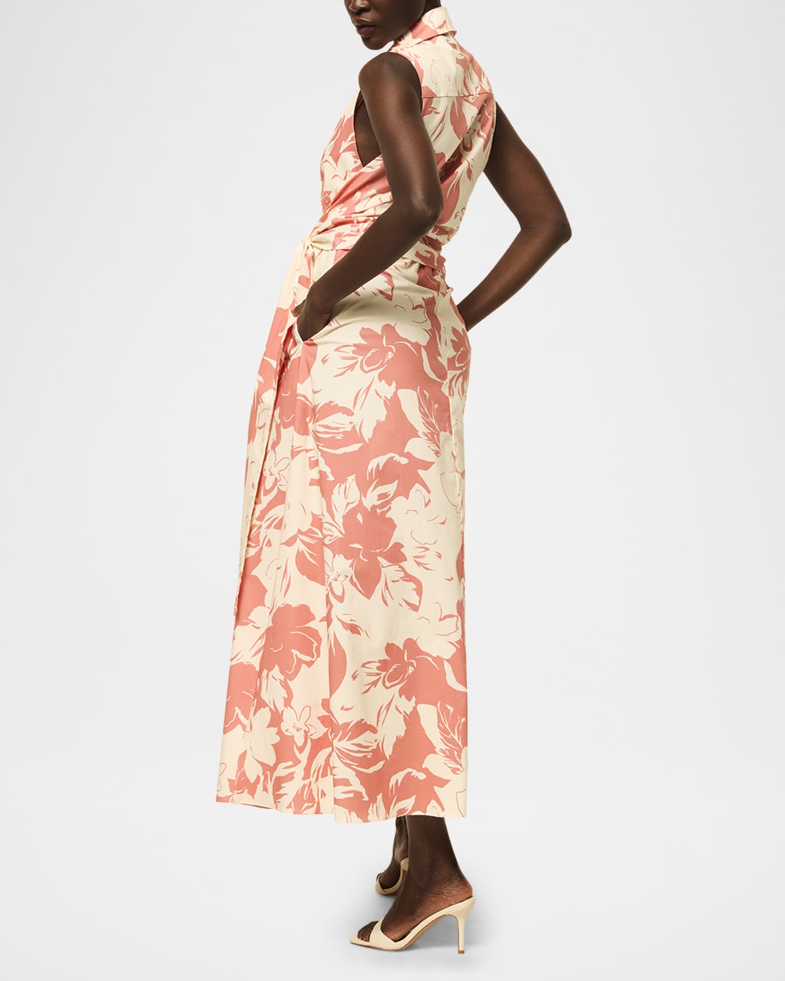 Jessy Poplin Midi Shirtdress