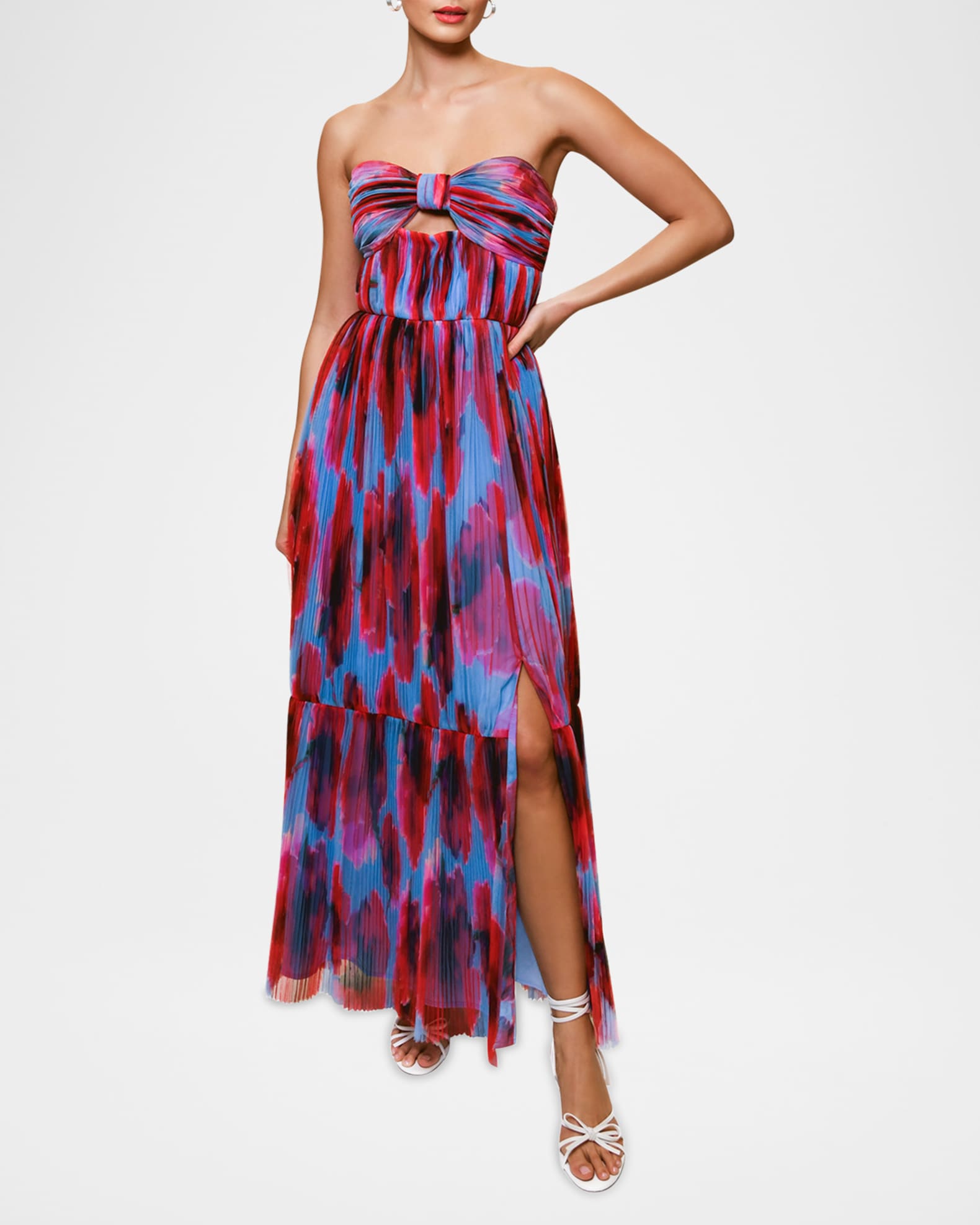 hutch strapless asymmetrical dress isabella gown